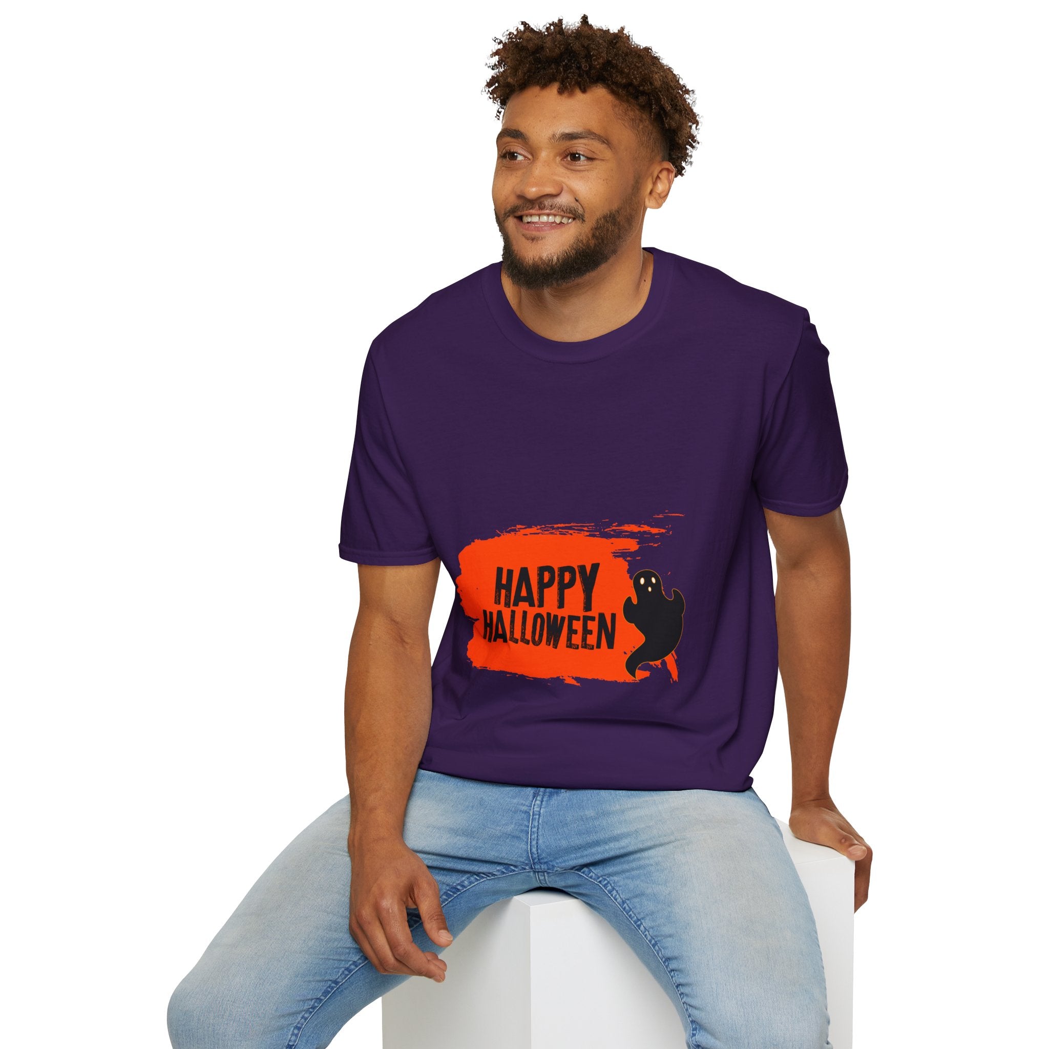 "HAPPY HALLOWEEN" Unisex Soft style T-Shirt