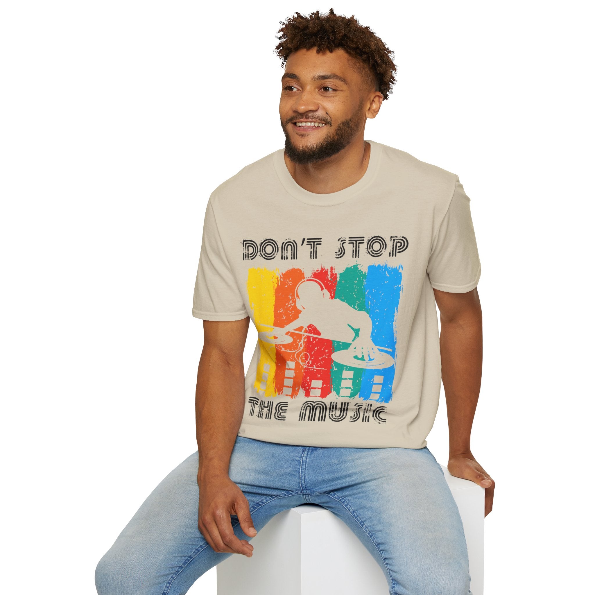 "Don't Stop the Music" Unisex Soft style T-Shirt