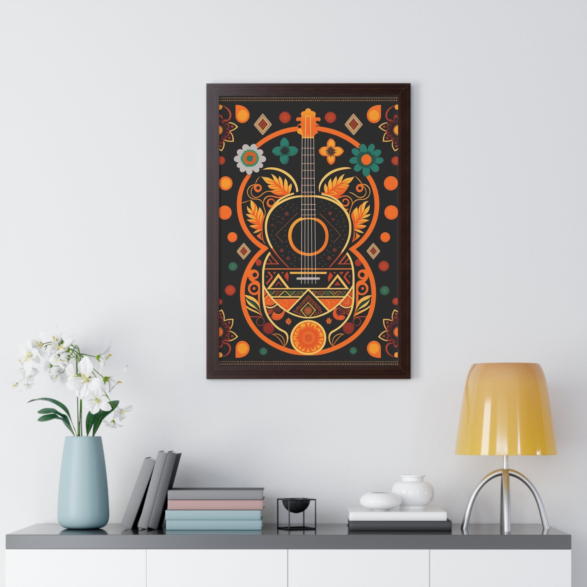 "BOHO" Framed Vertical Poster