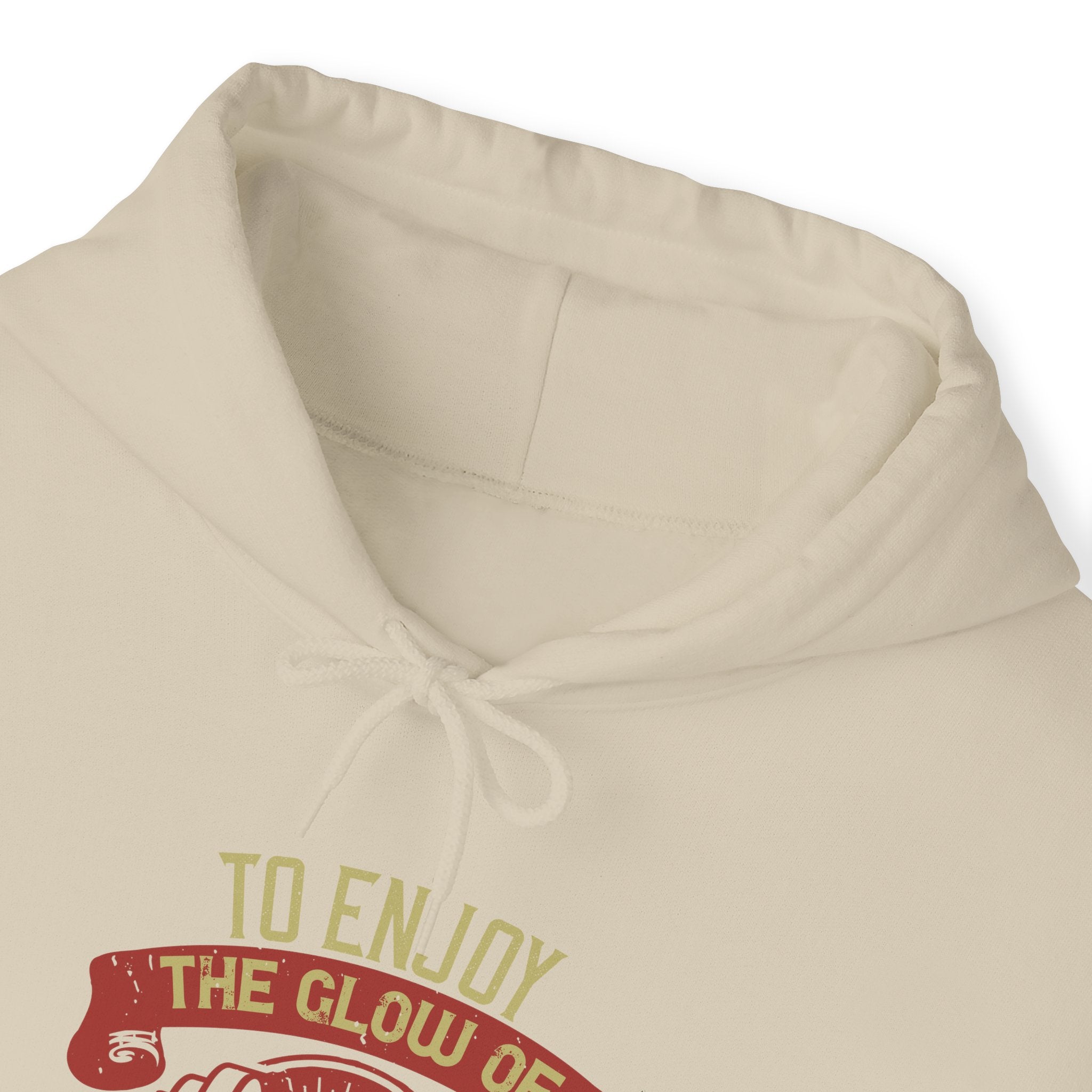 "To enjoy the glow of good health, you must exercise"  Unisex Heavy Blend™ Hooded Sweatshirt