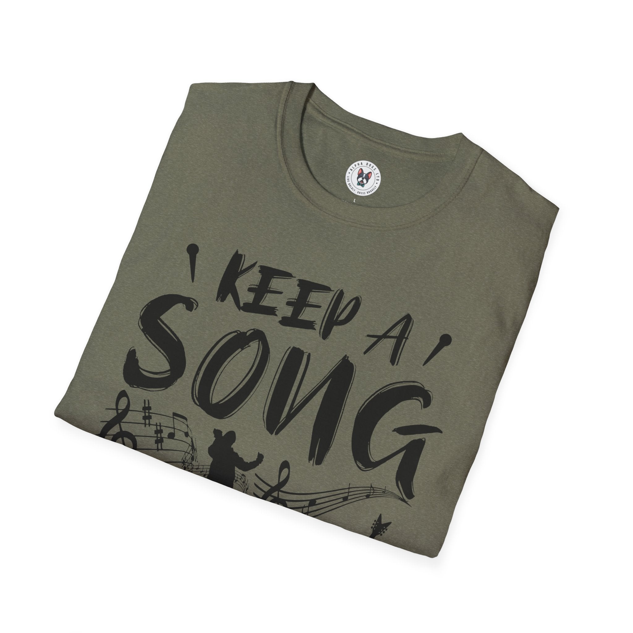 "Keep A Song In Your Heart" Unisex Soft style T-Shirt