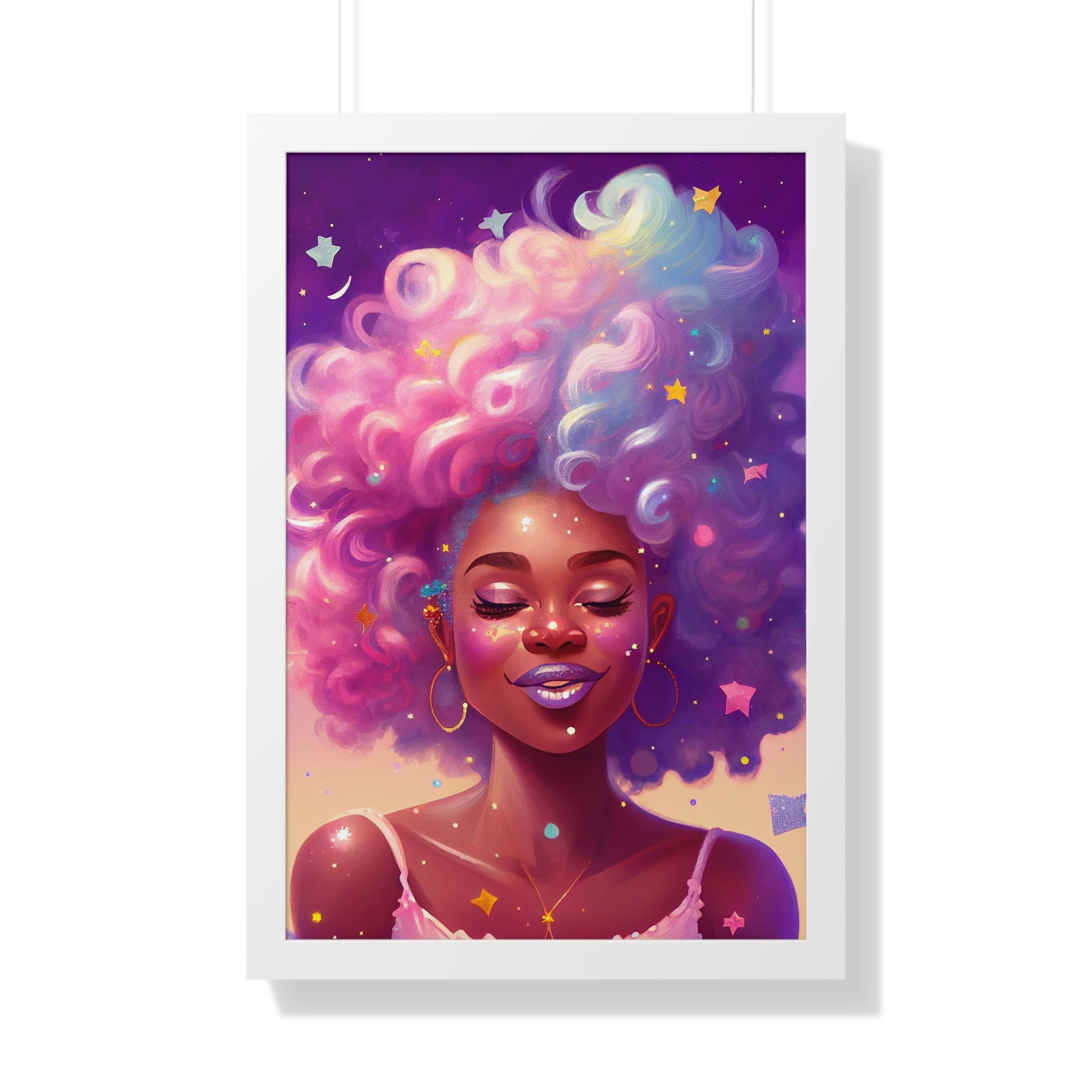 "BLACK GIRL MAGIC" Framed Vertical Poster