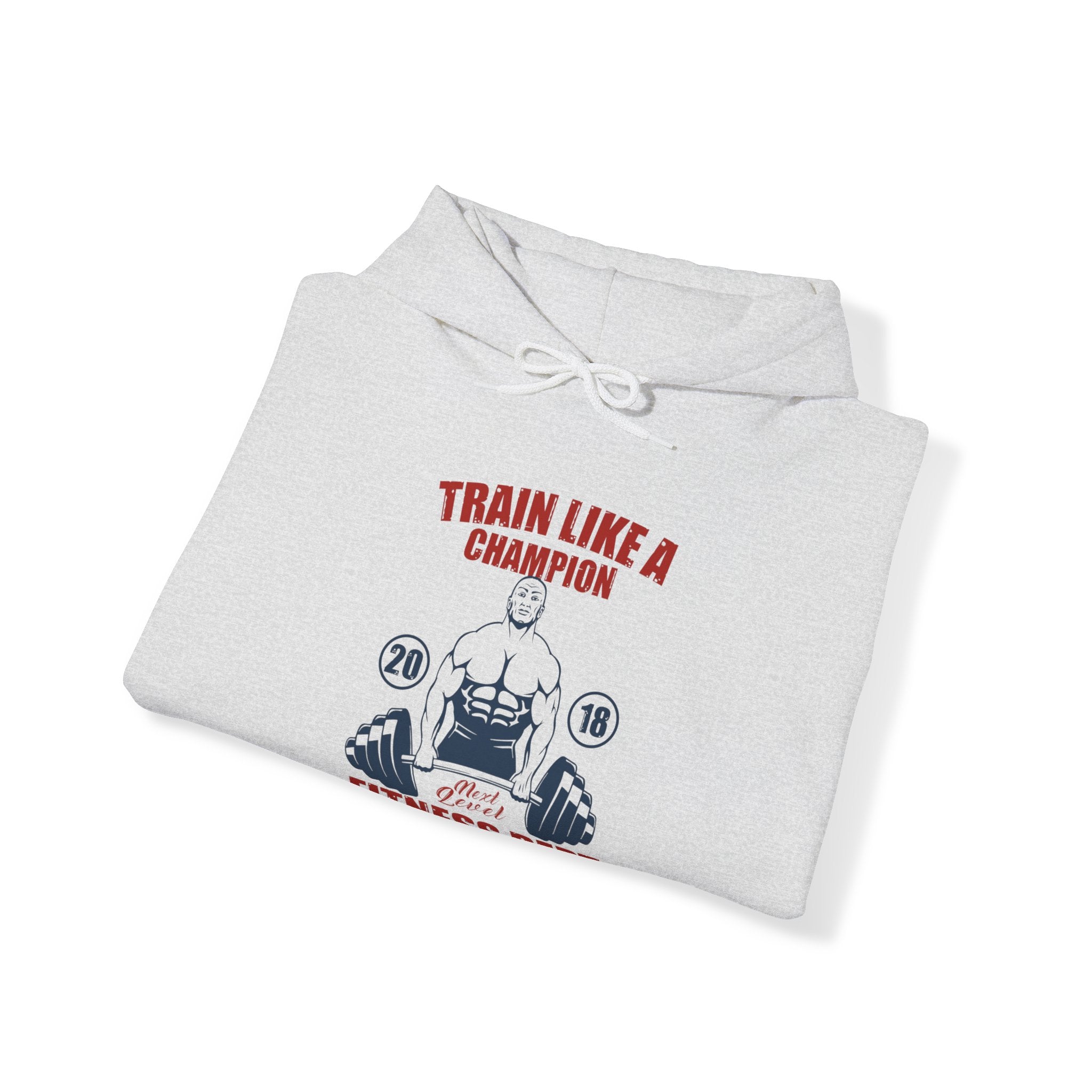 "Train Like A Champion"  Unisex Heavy Blend™ Hooded Sweatshirt