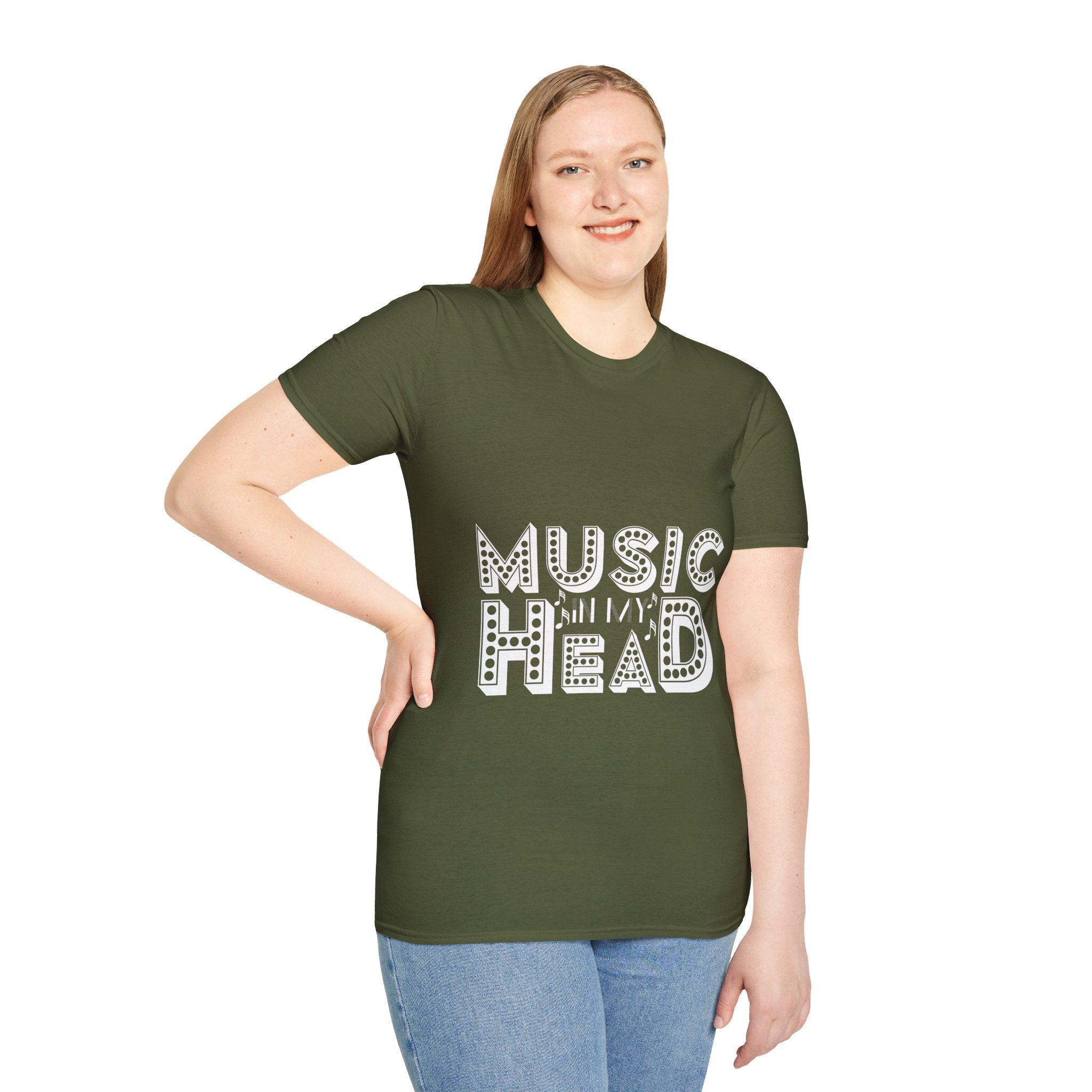 "Music In My Head" Unisex Soft style T-Shirt