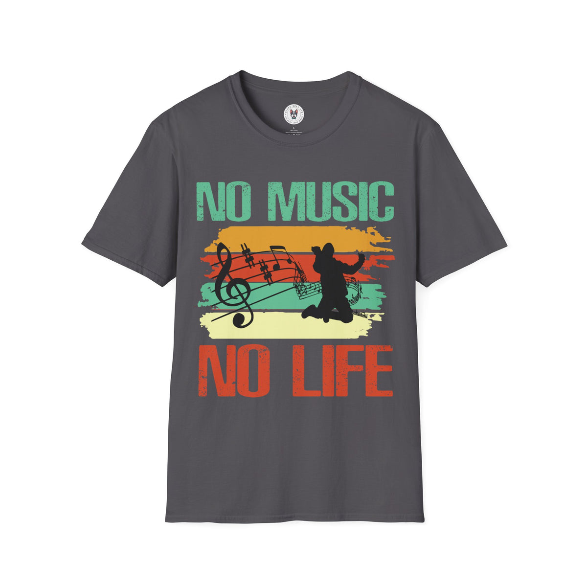 "No Music No Life" Unisex Soft style T-Shirt