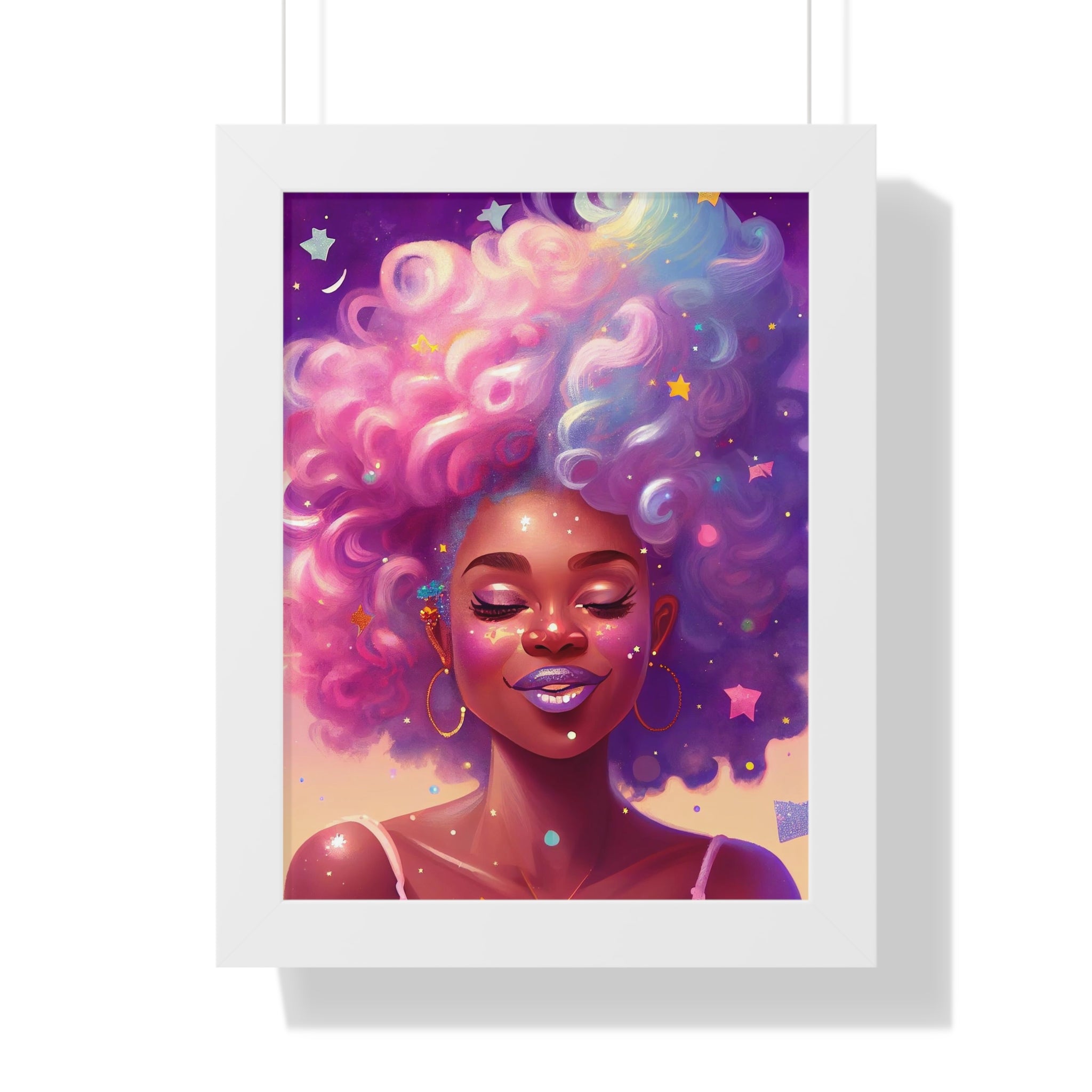 "BLACK GIRL MAGIC" Framed Vertical Poster