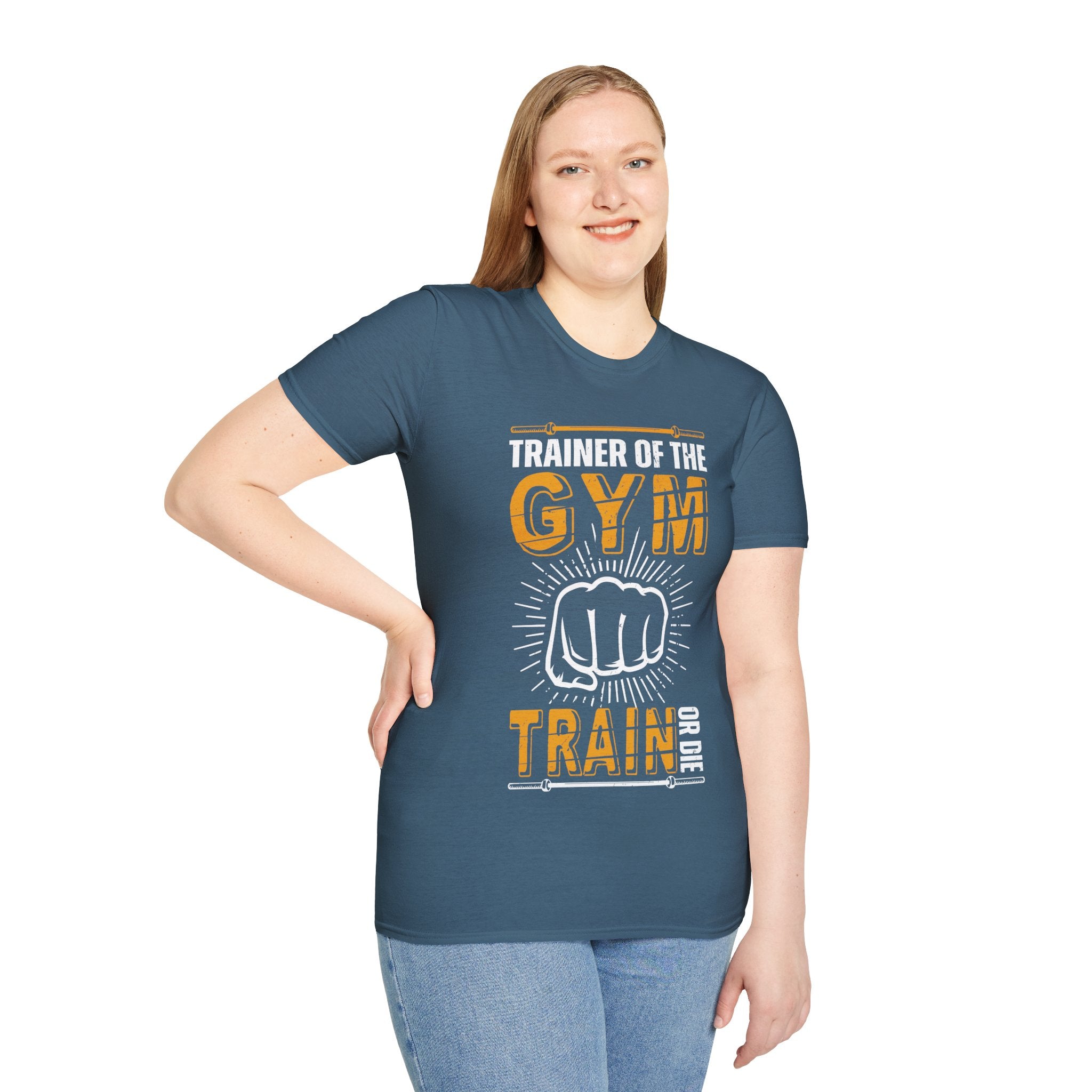 "Trainer Of The Gym TrainOr Die" Unisex Soft style T-Shirt