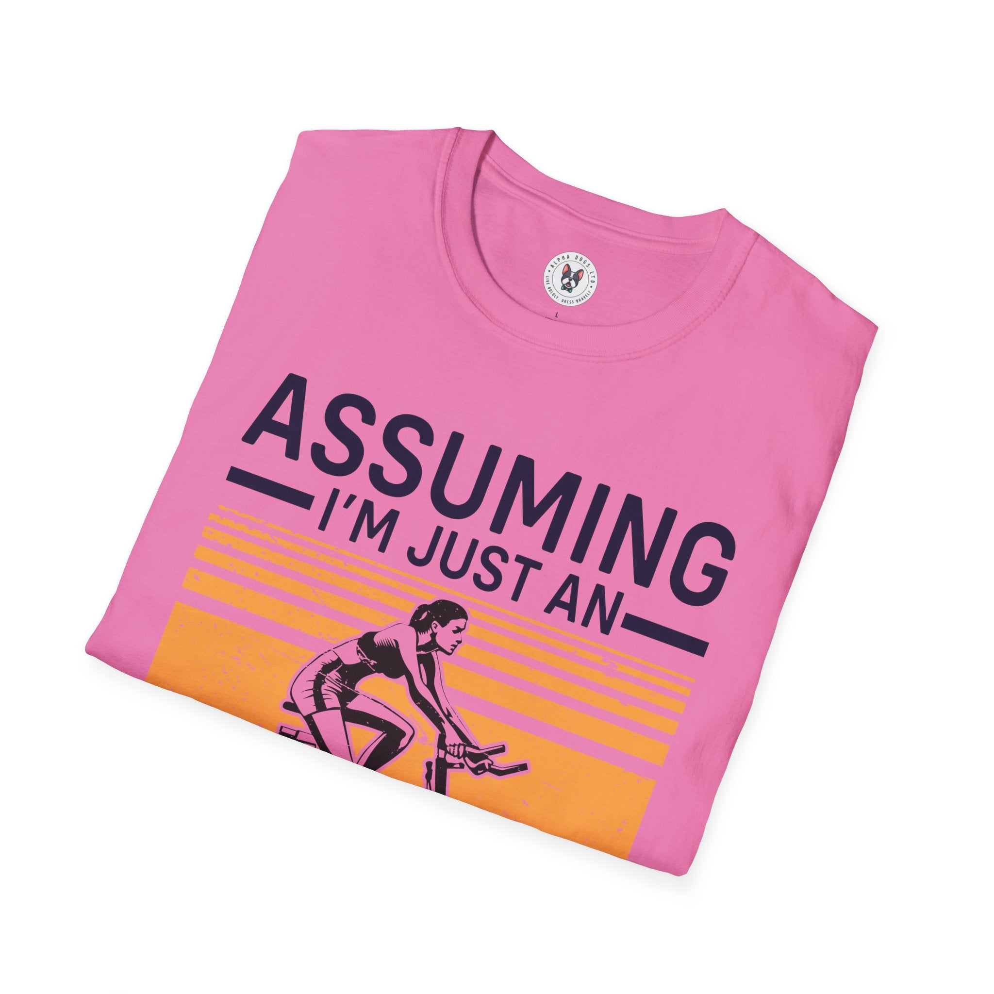 "Assuming I M Just An Old Lady Was Your First Mistake" Unisex Soft style T-Shirt