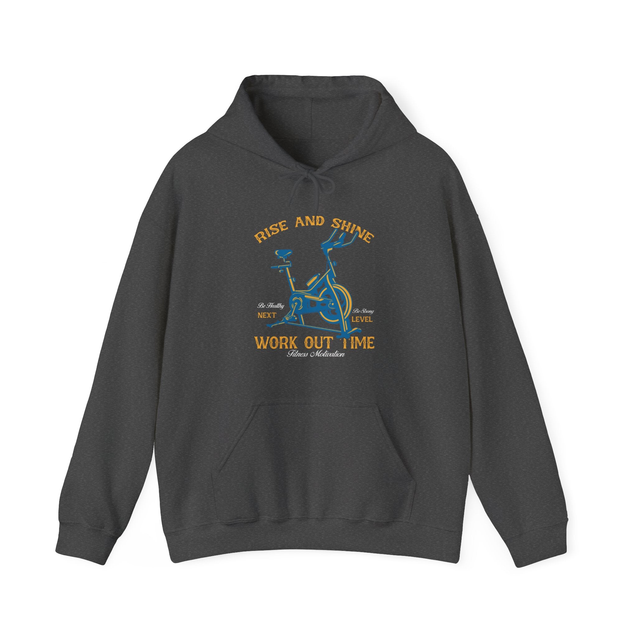 "Rise And Shine Workout Time" Unisex Heavy Blend™ Hooded Sweatshirt