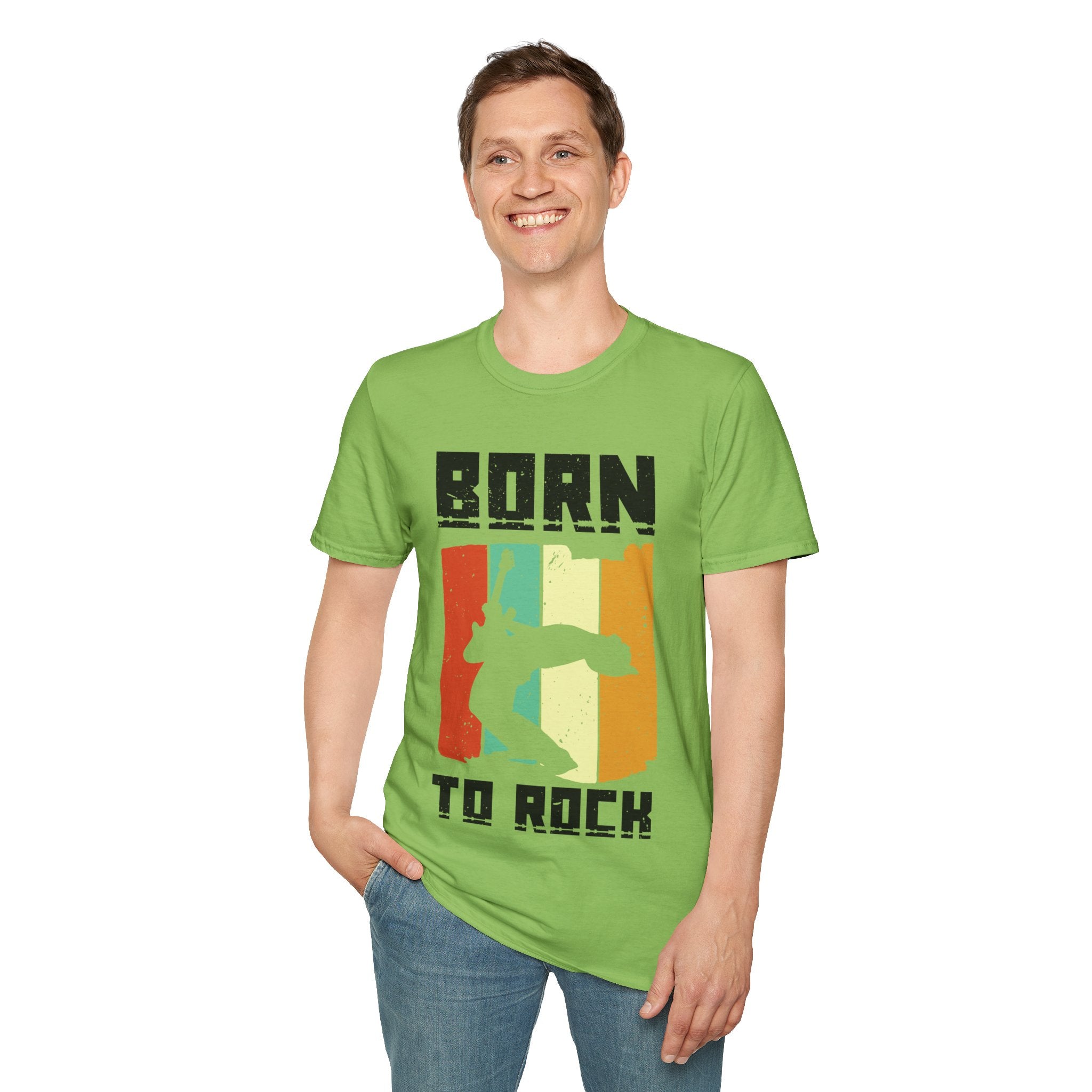 "Born To Rock"  Unisex Soft style T-Shirt