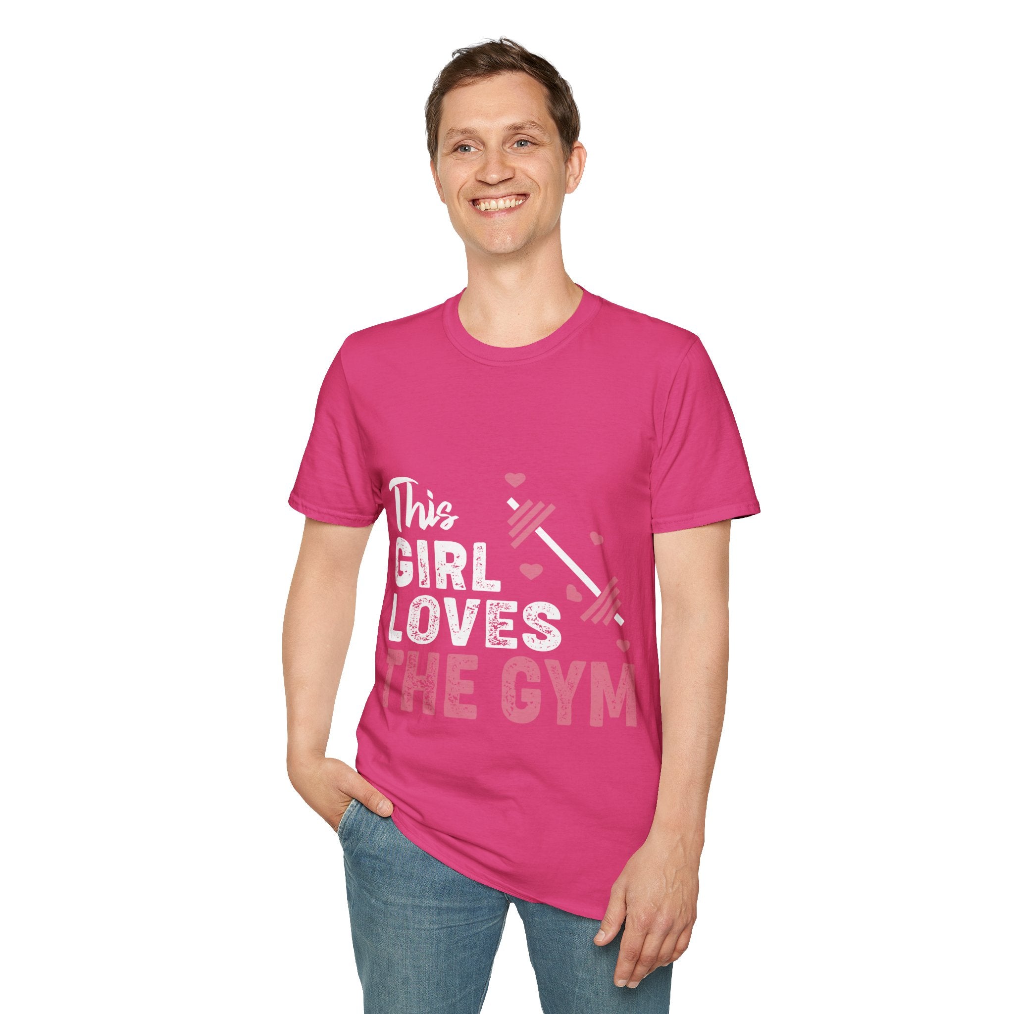 "The Girl Loves The Gym" Unisex Soft style T-Shirt