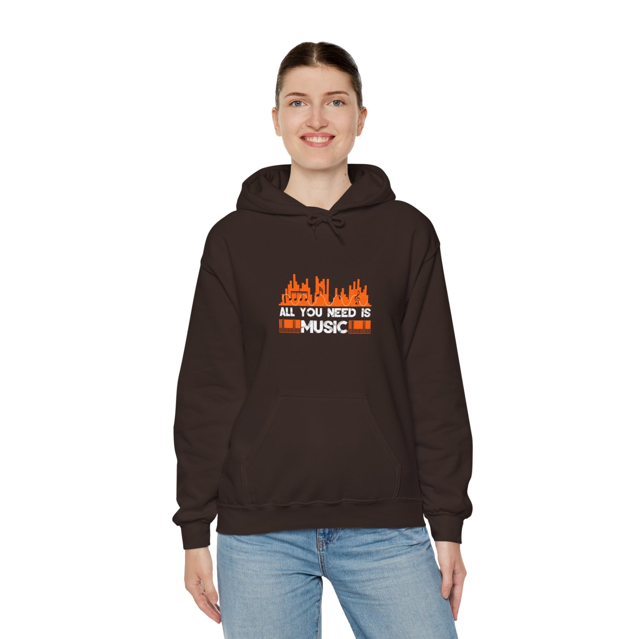 "All You Need Is Music" Unisex Heavy Blend™ Hooded Sweatshirt