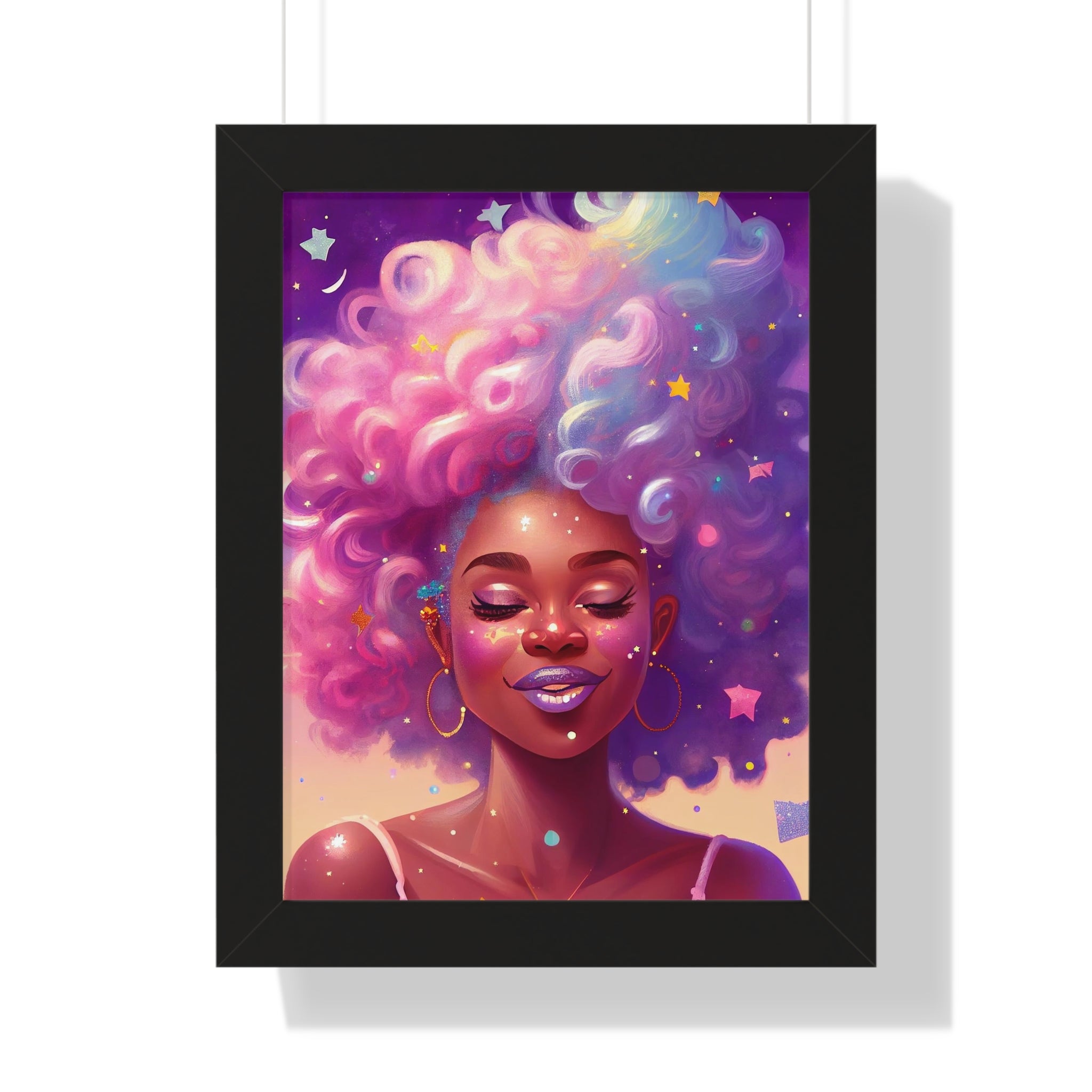 "BLACK GIRL MAGIC" Framed Vertical Poster