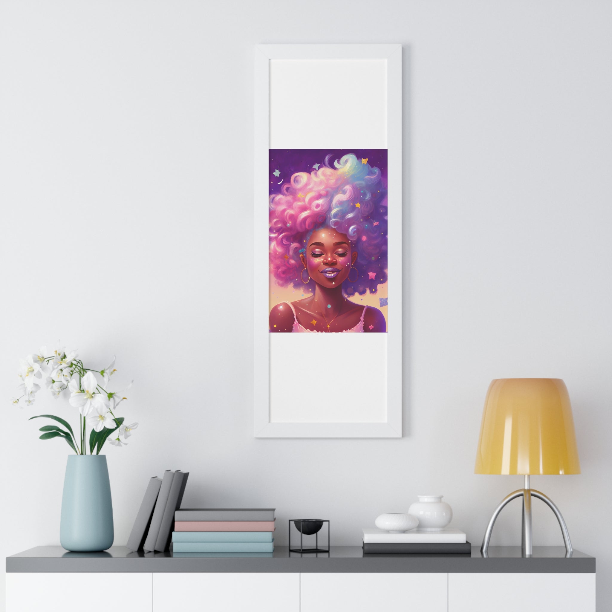 "BLACK GIRL MAGIC" Framed Vertical Poster