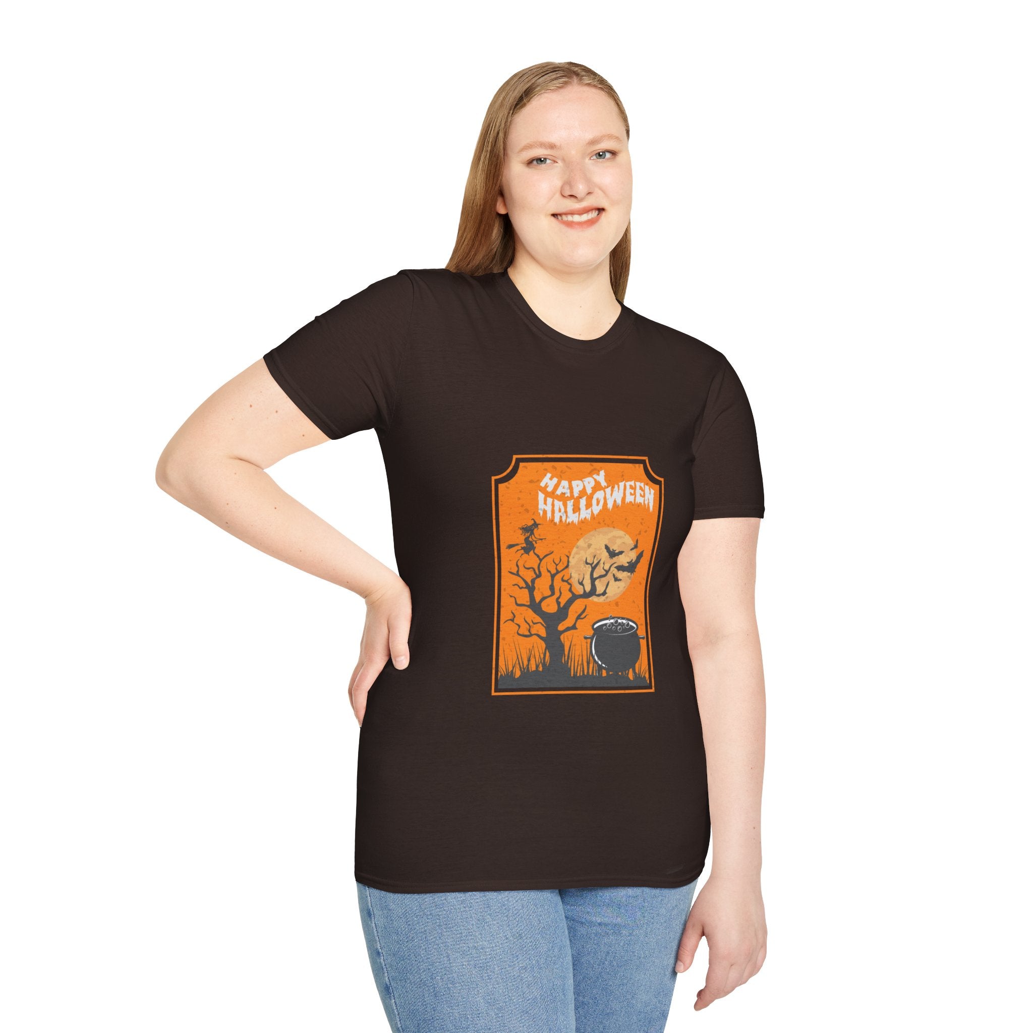 "HAPPY HALLOWEEN" Unisex Soft style T-Shirt