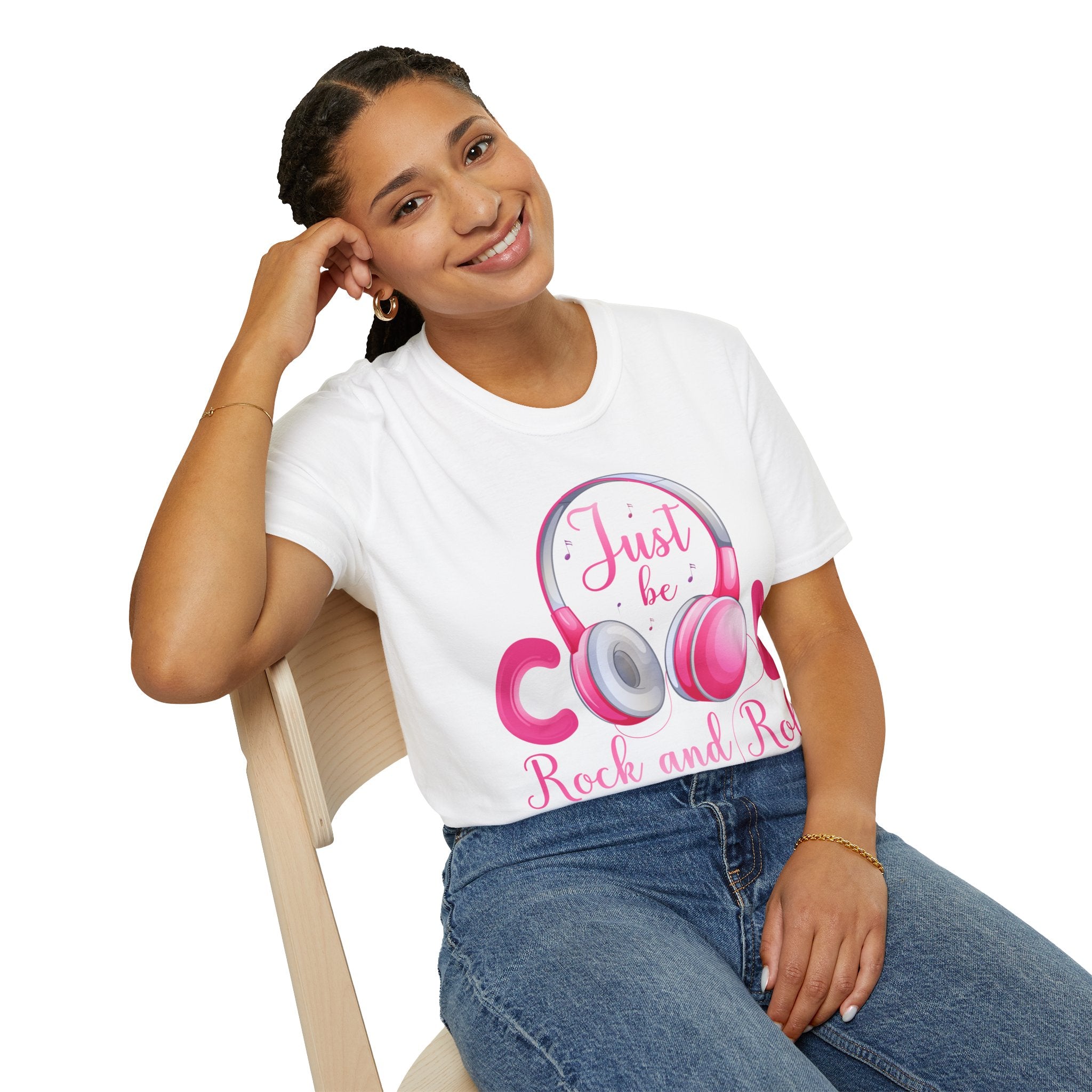 "Just Be Cool And Rock" Unisex Soft style T-Shirt