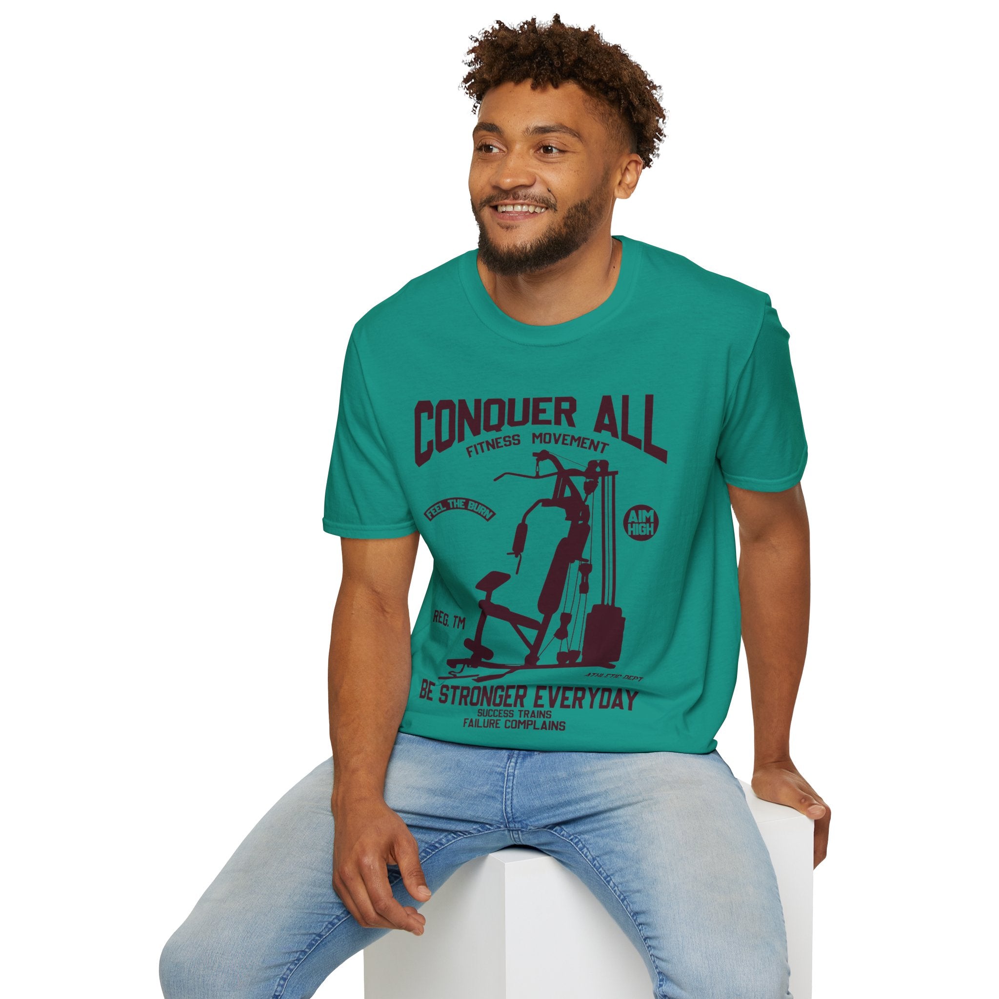 "Conquer All Be Stronger Everyday" Unisex Soft style T-Shirt