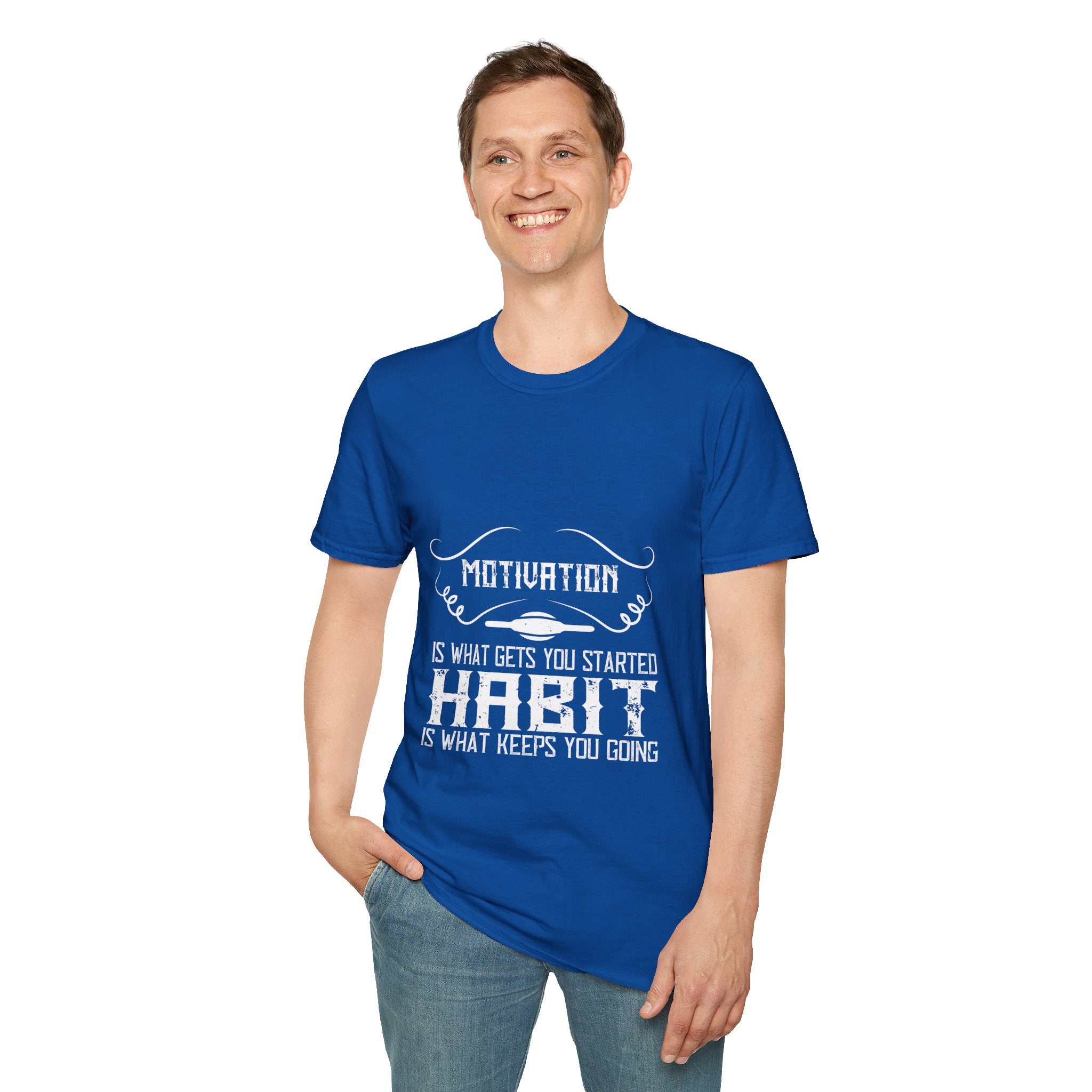 "Habit Is What Keeps You Going" Unisex Soft style T-Shirt