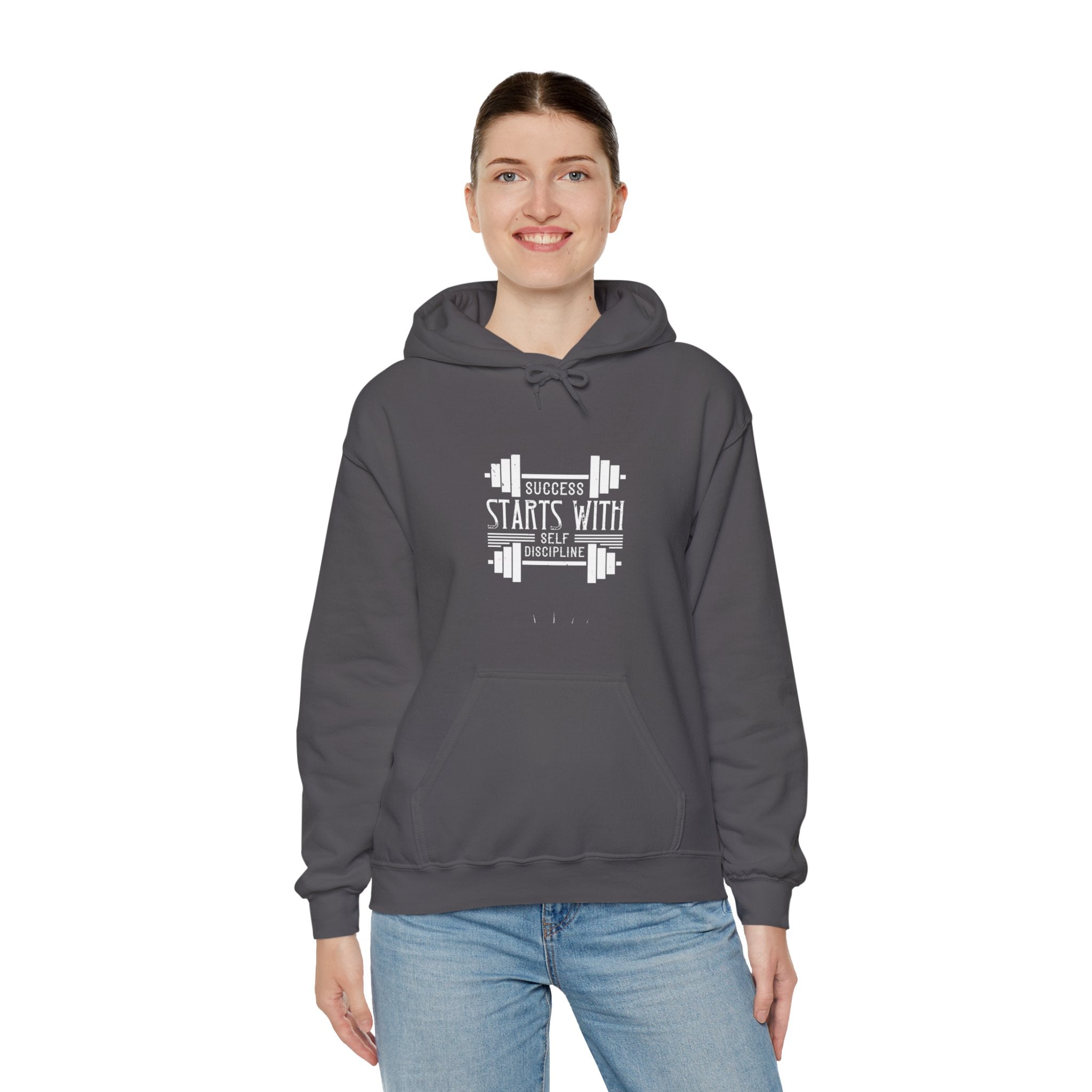 "Success Starts With Self Discipline" Unisex Heavy Blend™ Hooded Sweatshirt