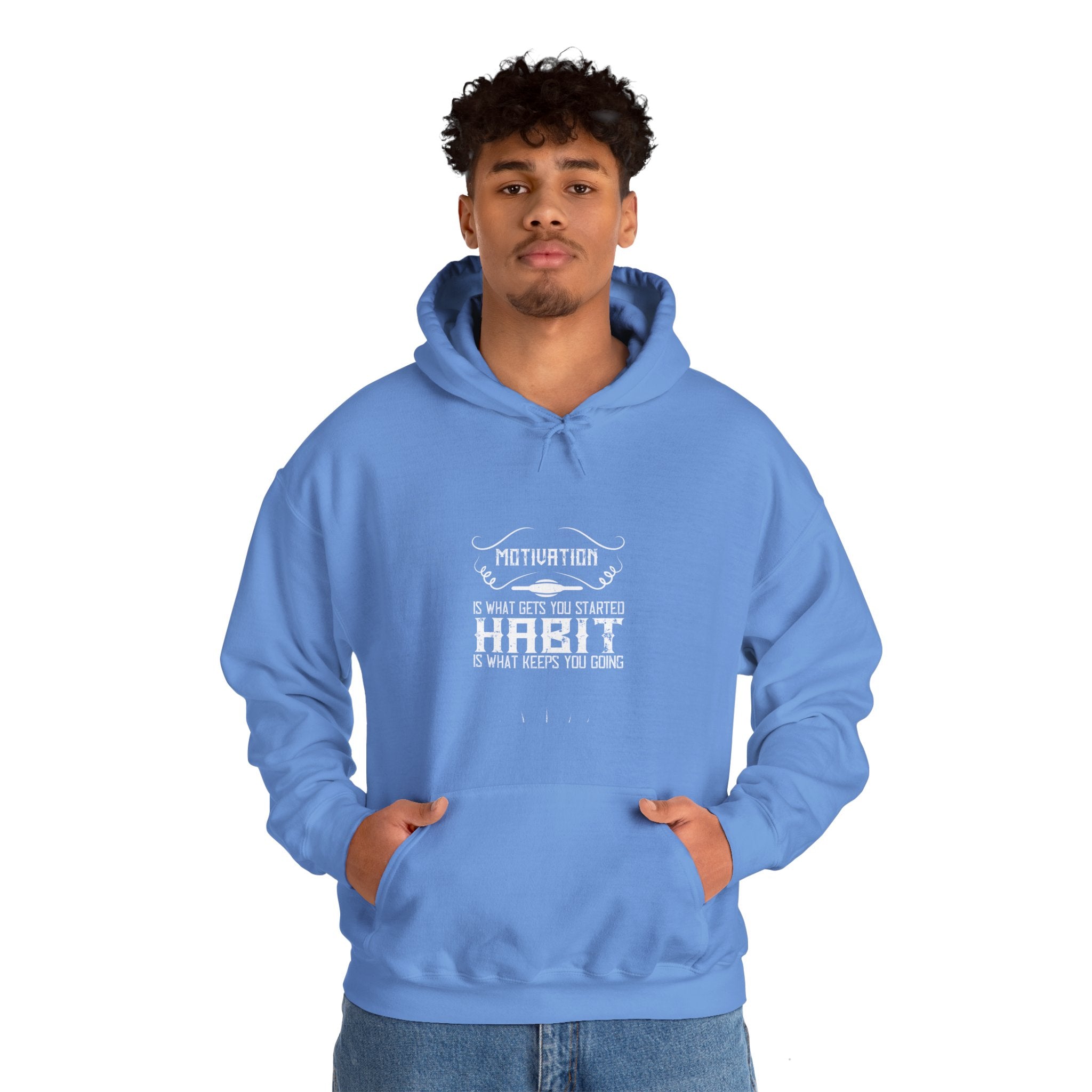 "Habit Is What Keeps You Going" Unisex Heavy Blend™ Hooded Sweatshirt