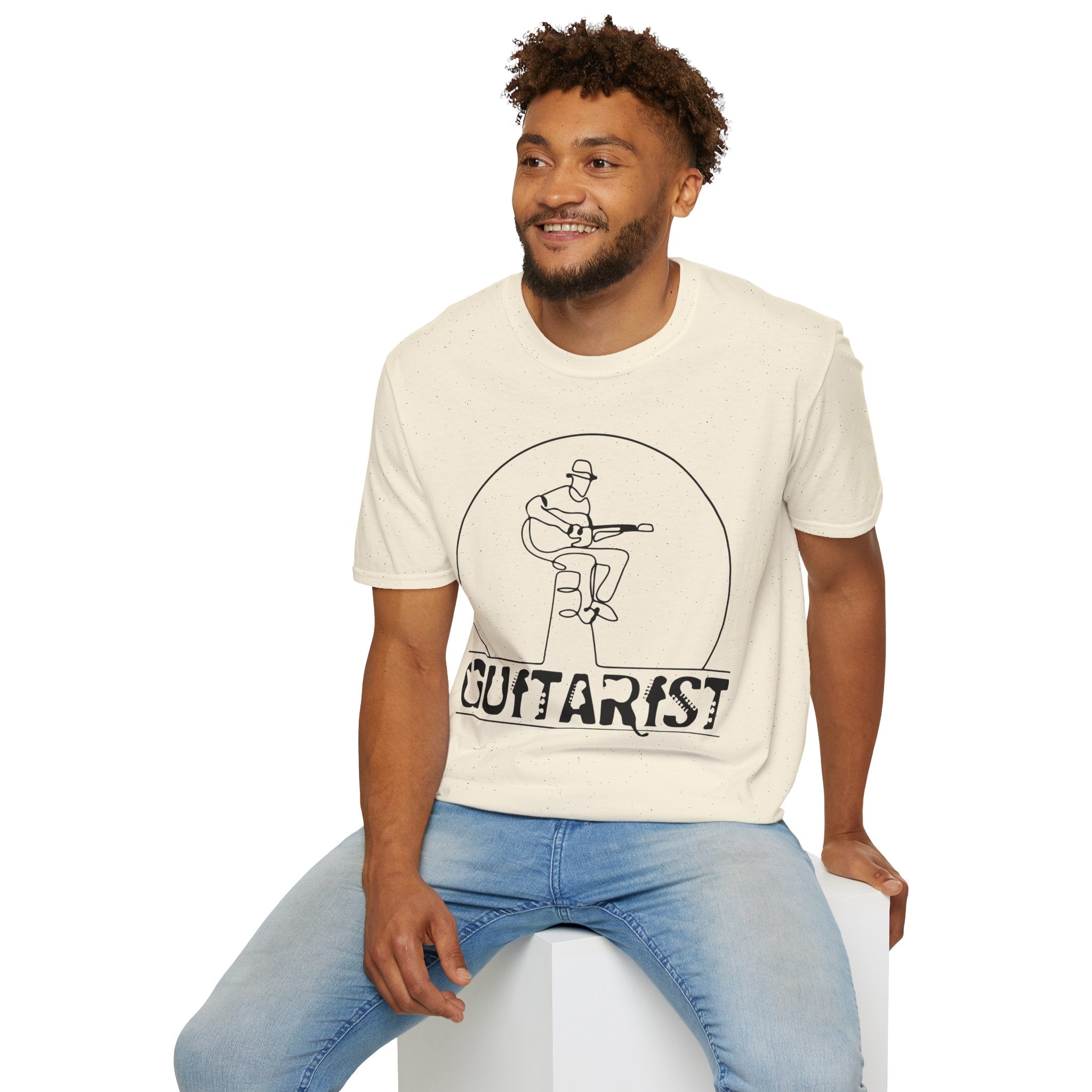 "Guitarist" Unisex Soft style T-Shirt