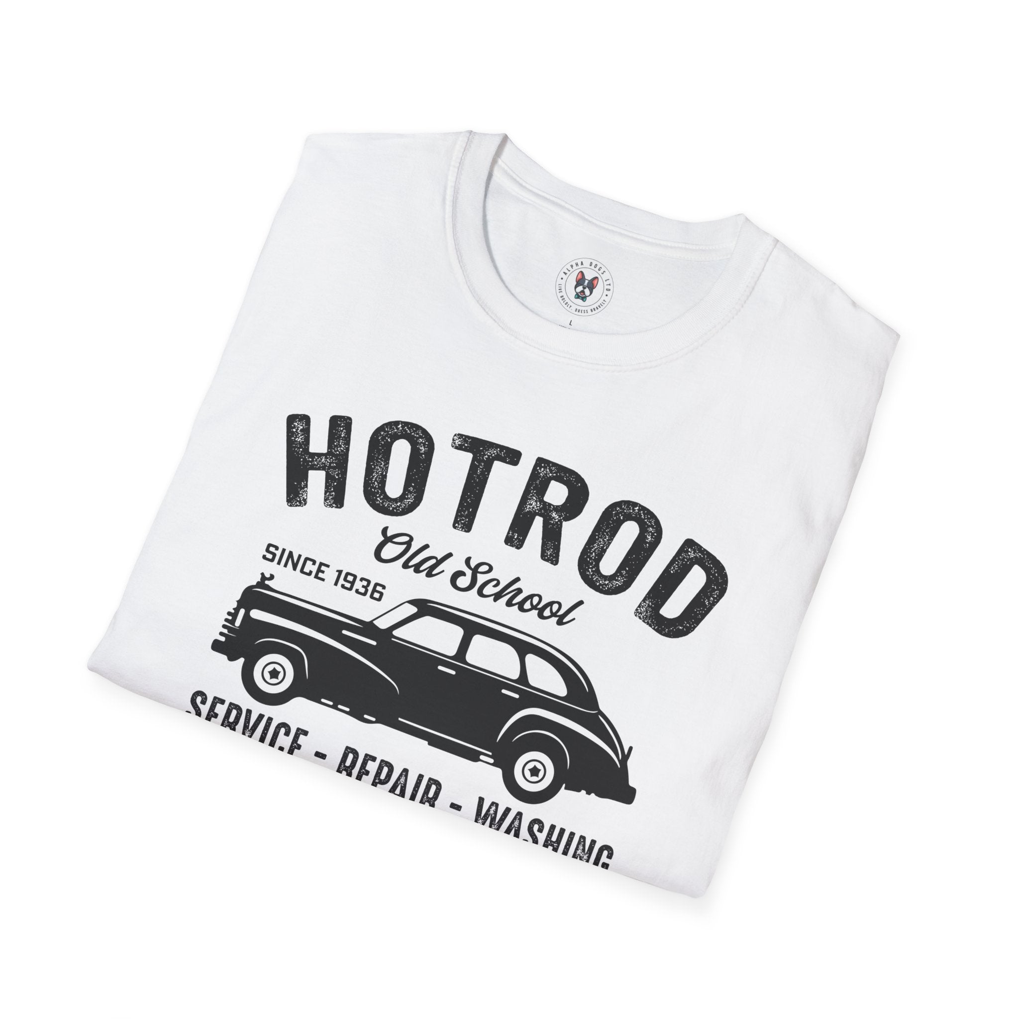 "HOTROD OLD SCHOOL" Unisex Soft style T-Shirt