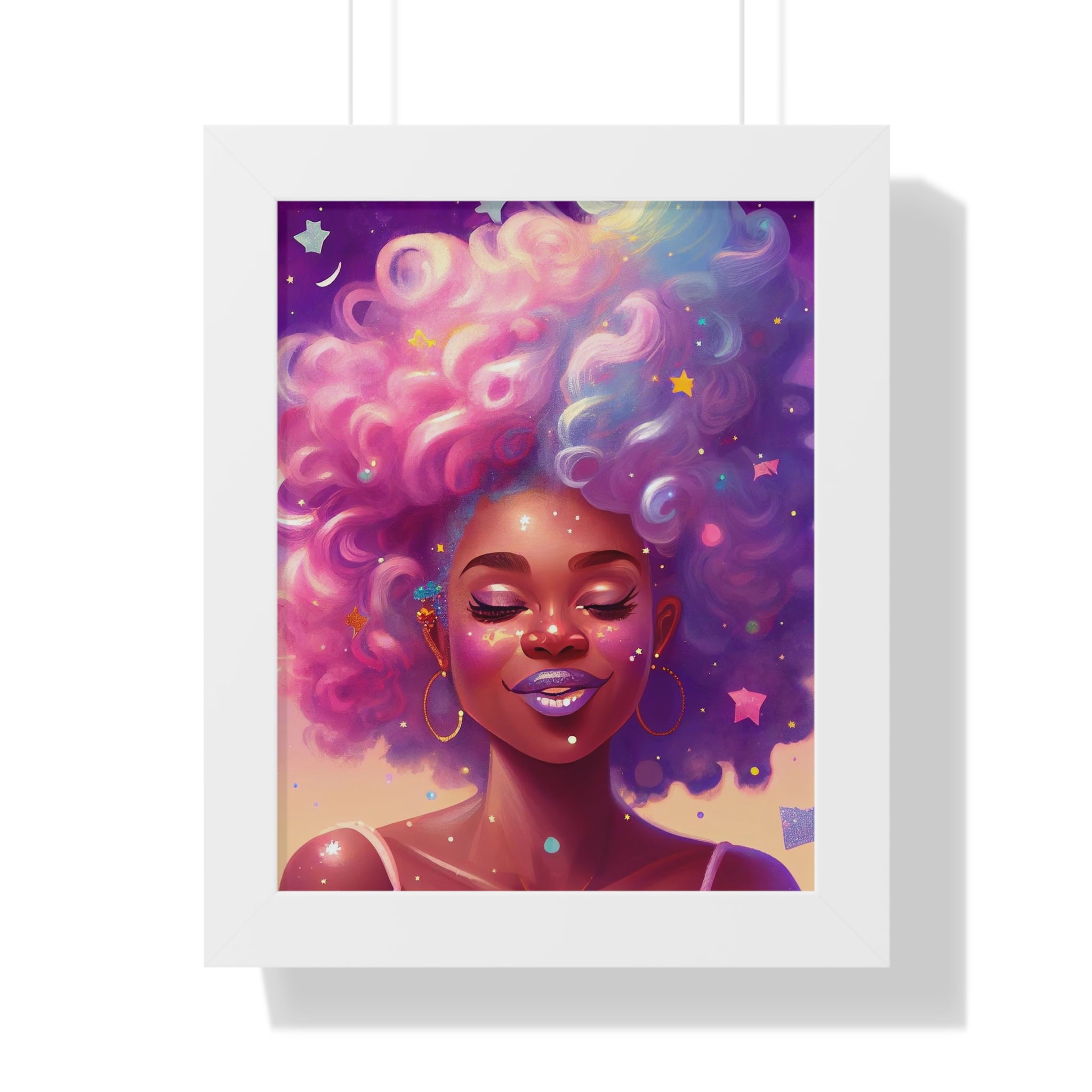 "BLACK GIRL MAGIC" Framed Vertical Poster