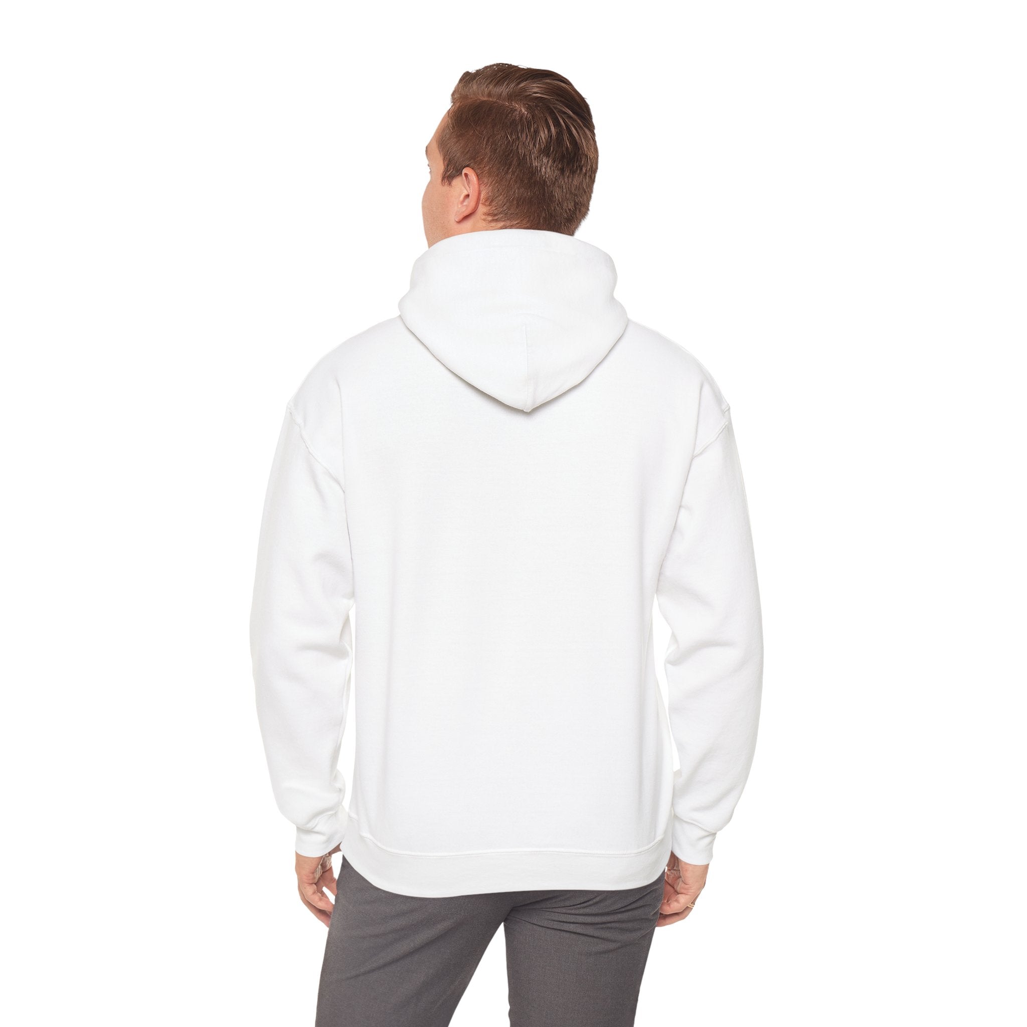 "COFFEE SMELLS BETTER OUTDOORS" Unisex Heavy Blend™ Hooded Sweatshirt