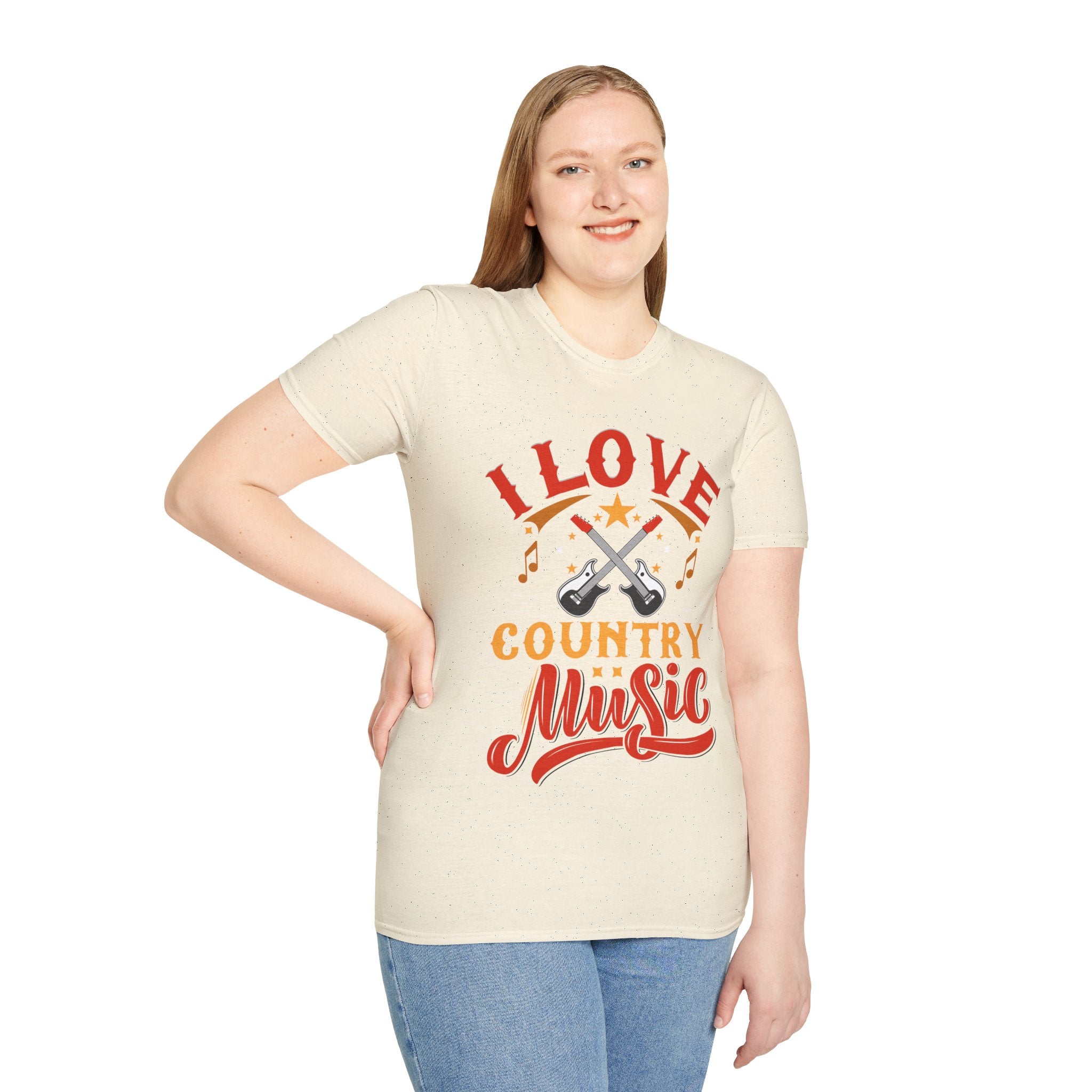 "I Love Country Music" Unisex Soft style T-Shirt