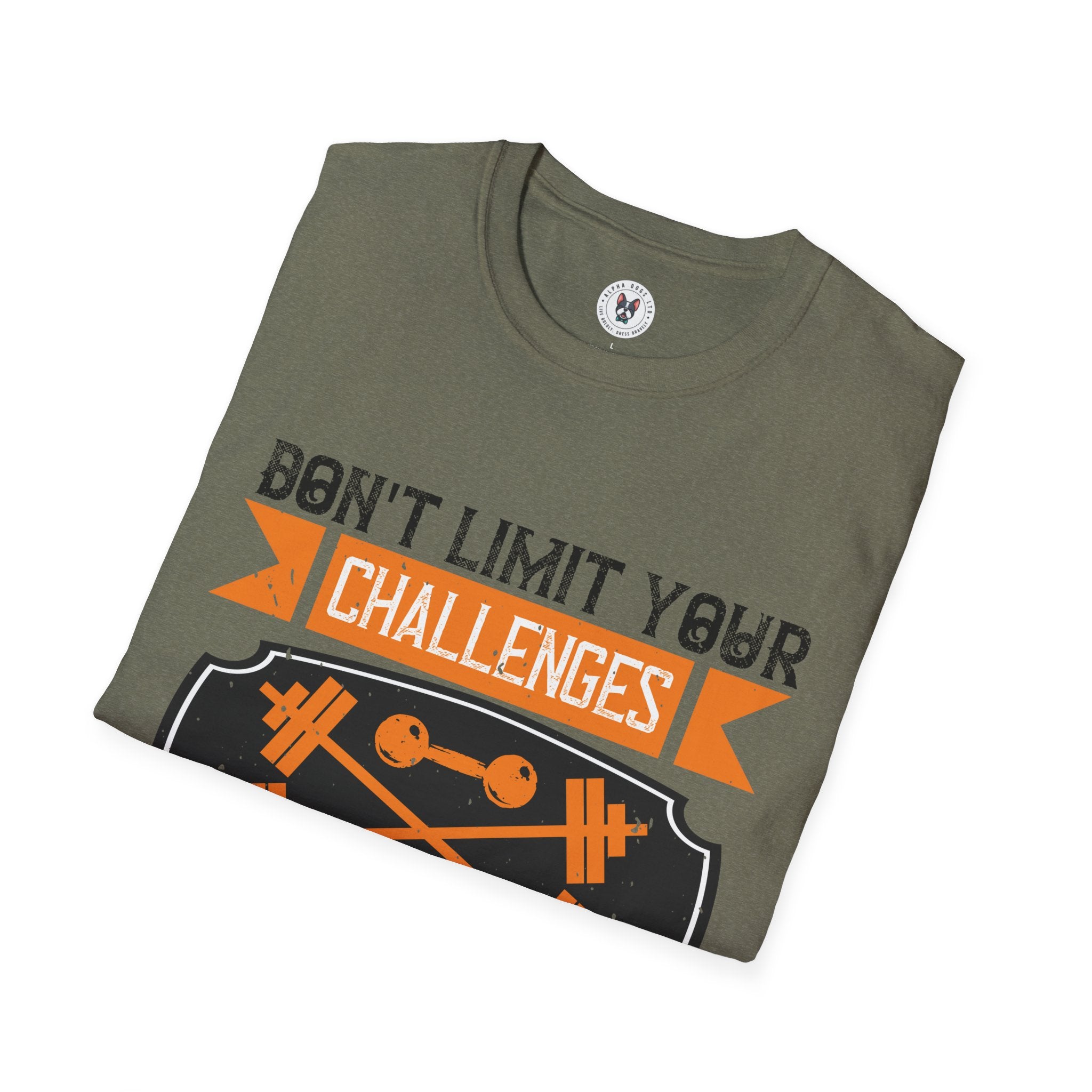 "Don't Limit Your Challenges,Challenge Your Limit" Unisex Soft style T-Shirt