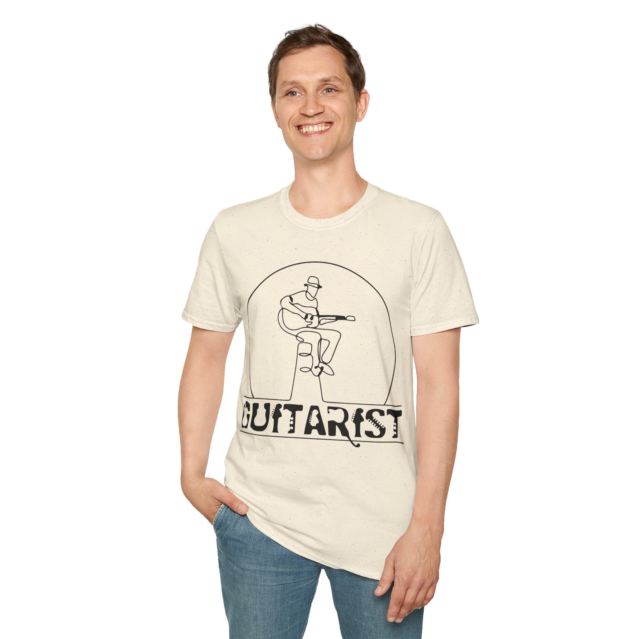 "Guitarist" Unisex Soft style T-Shirt