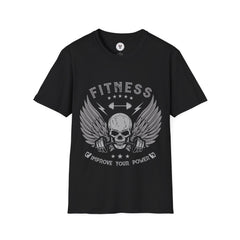 "Fitness Improve Your Power" Unisex Soft style T-Shirt