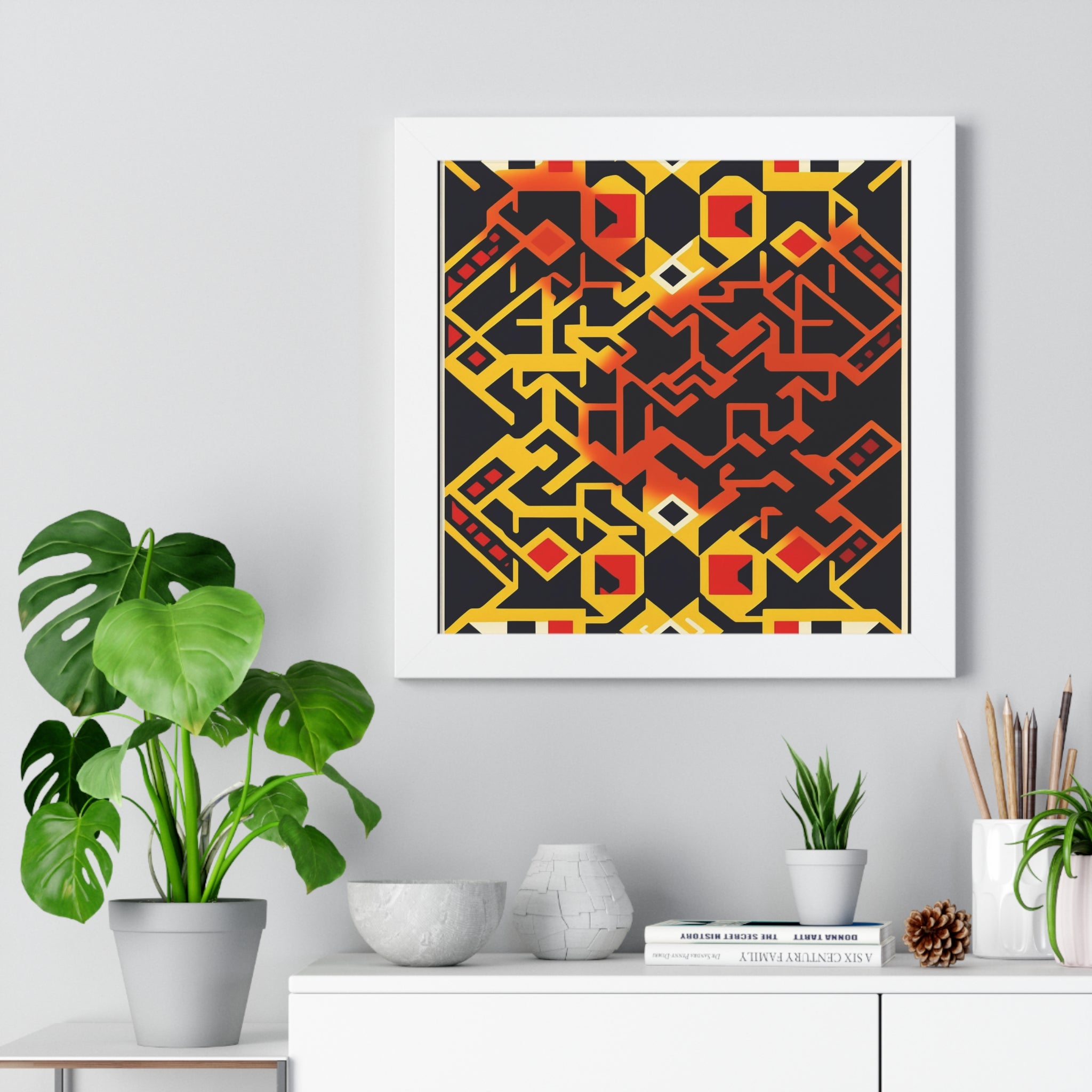 "BOHO" Framed Vertical Poster