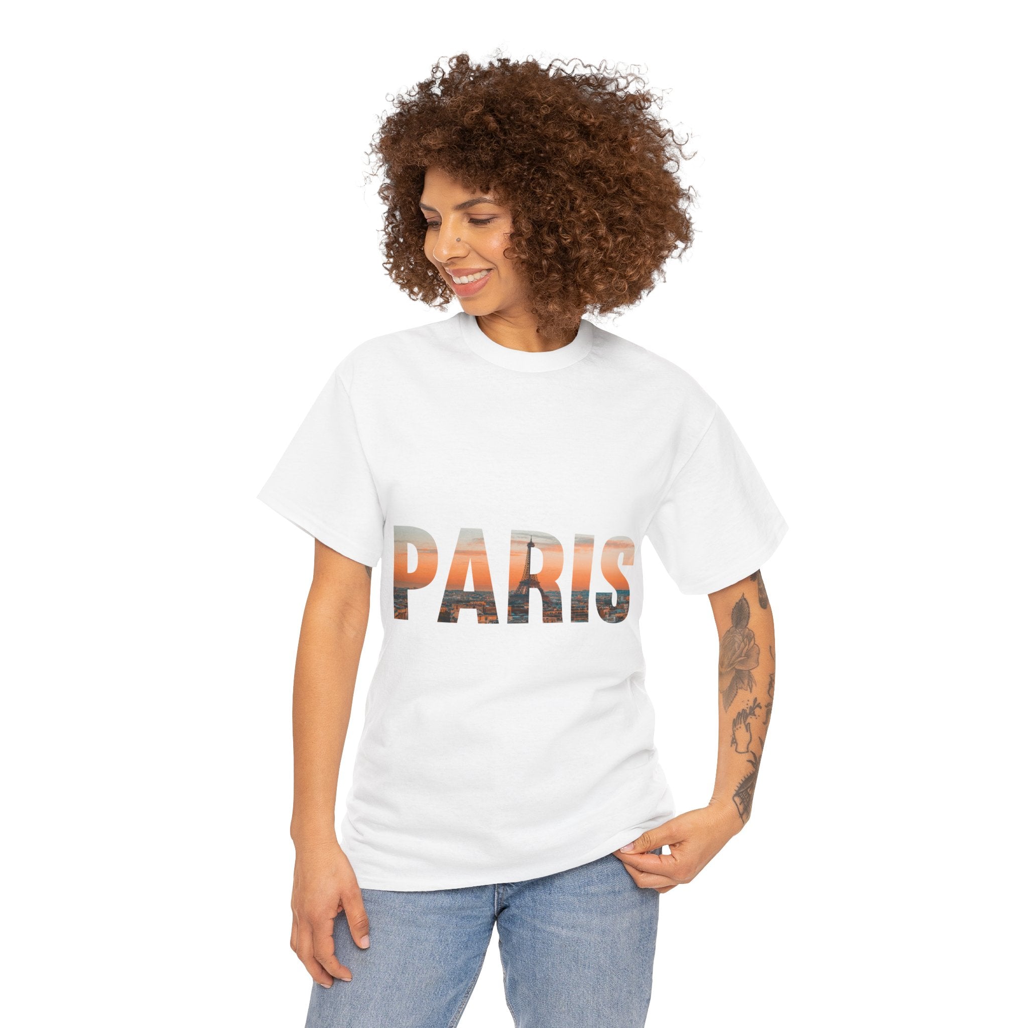 PARIS Unisex Heavy Cotton Tee