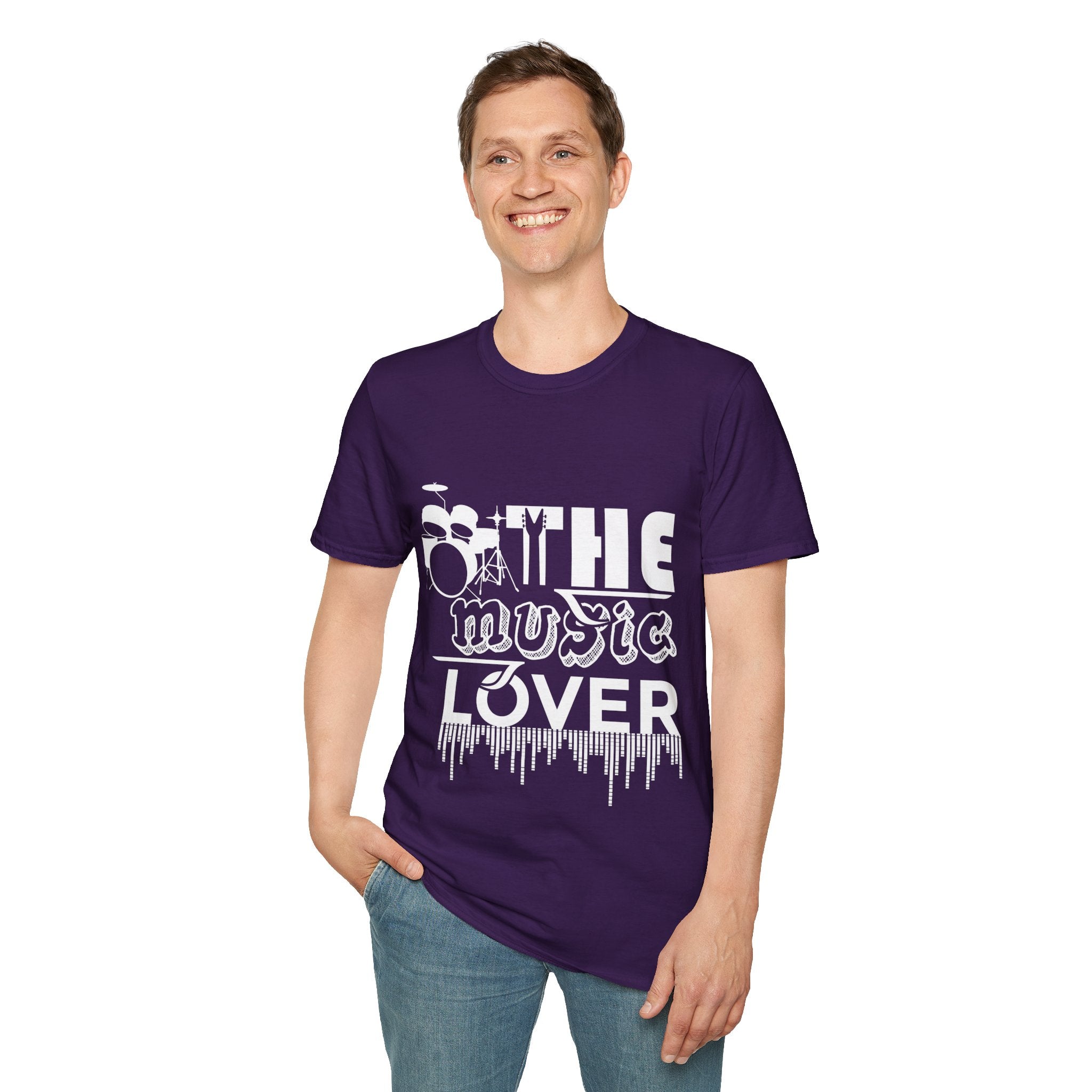 "The Music Lover" Unisex Soft style T-Shirt