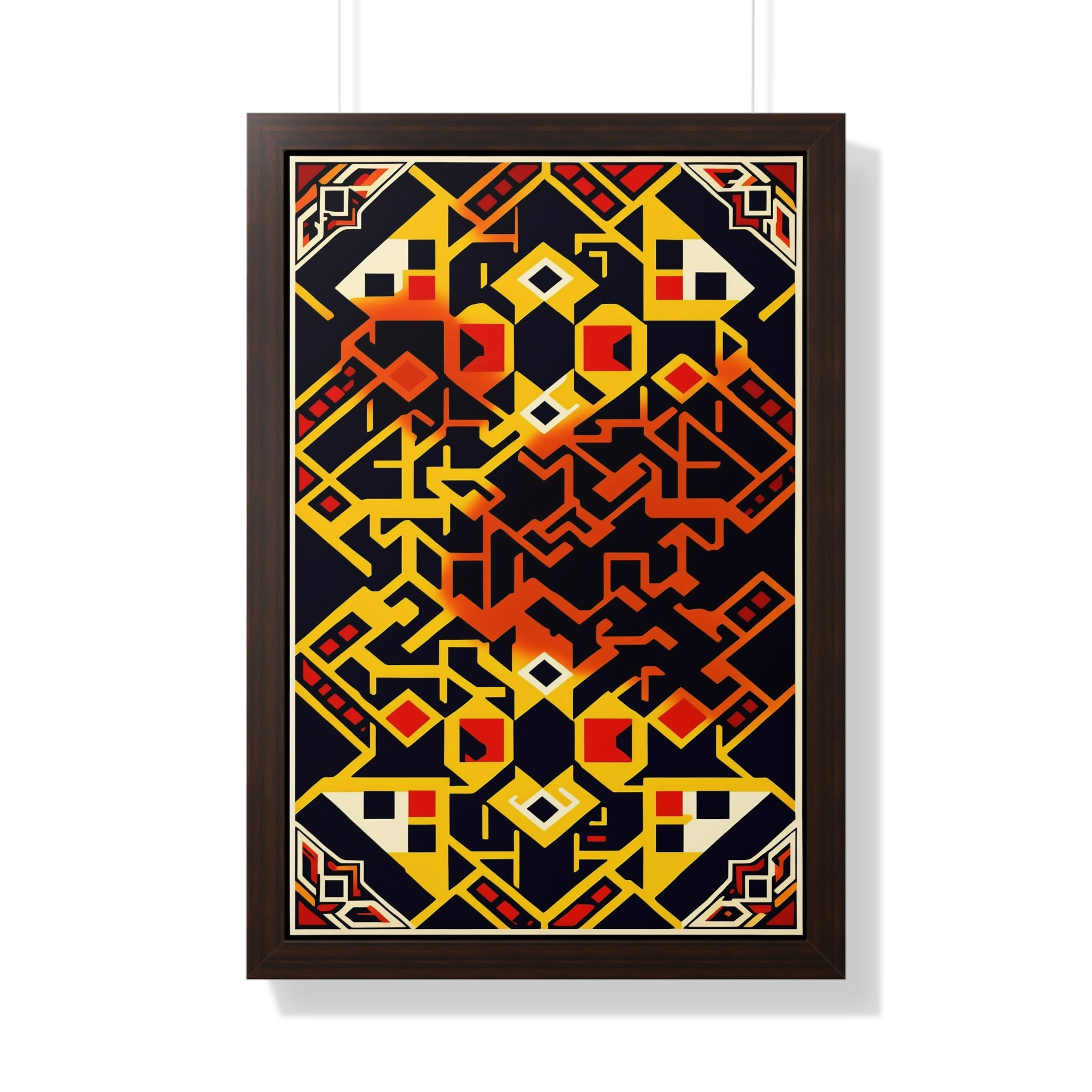 "BOHO" Framed Vertical Poster