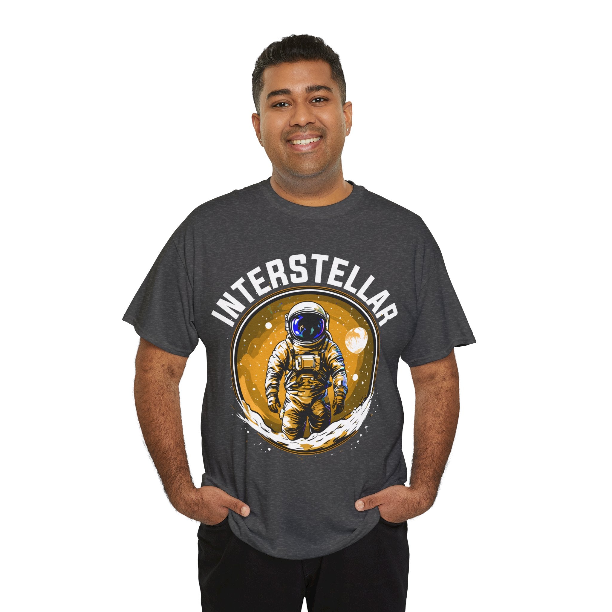 "Interstellar Astronaut" Unisex Heavy Cotton Tee