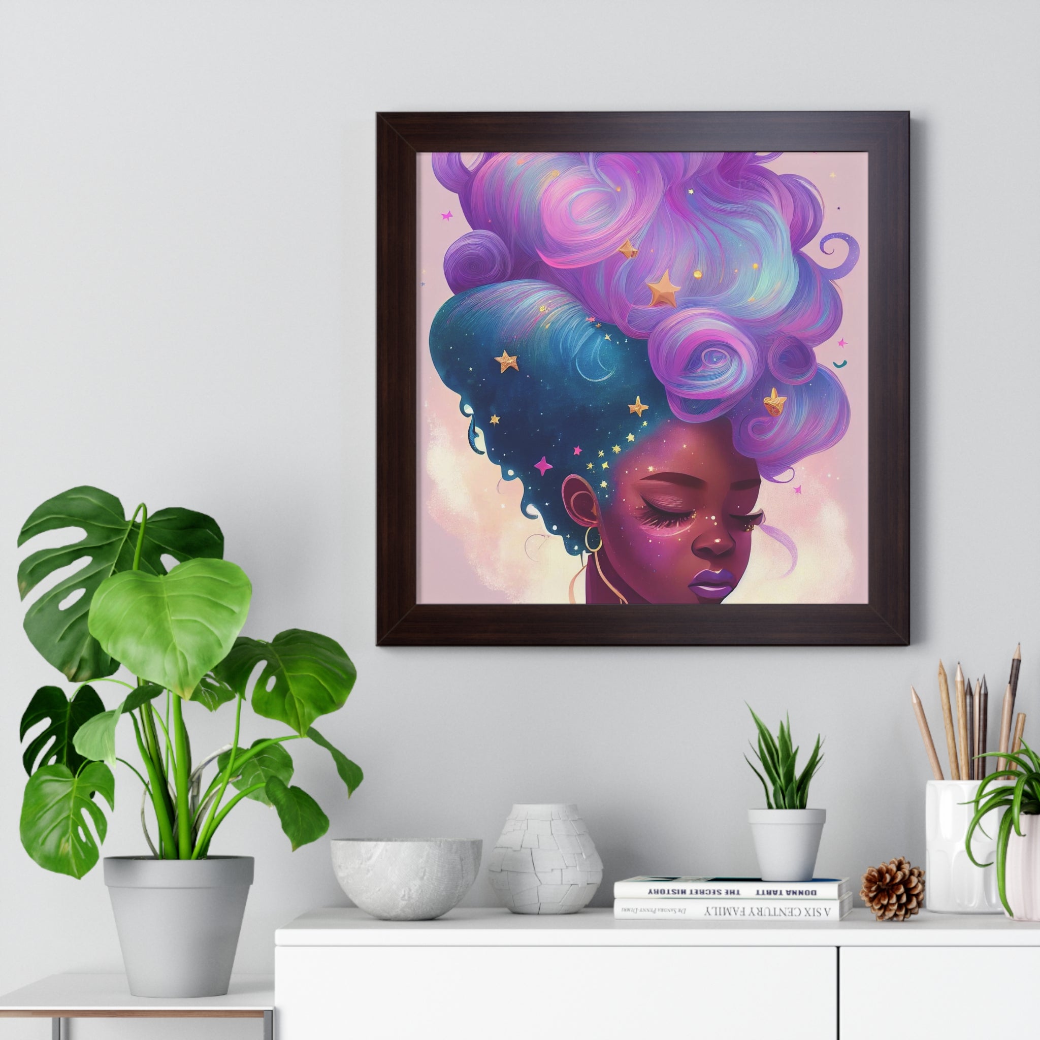 "BLACK GIRL MAGIC" Framed Vertical Poster