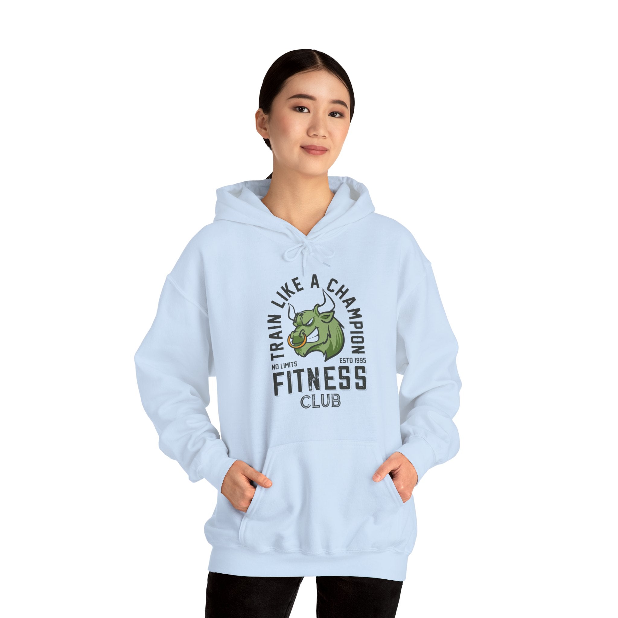 "Train Like A Champion" Unisex Heavy Blend™ Hooded Sweatshirt