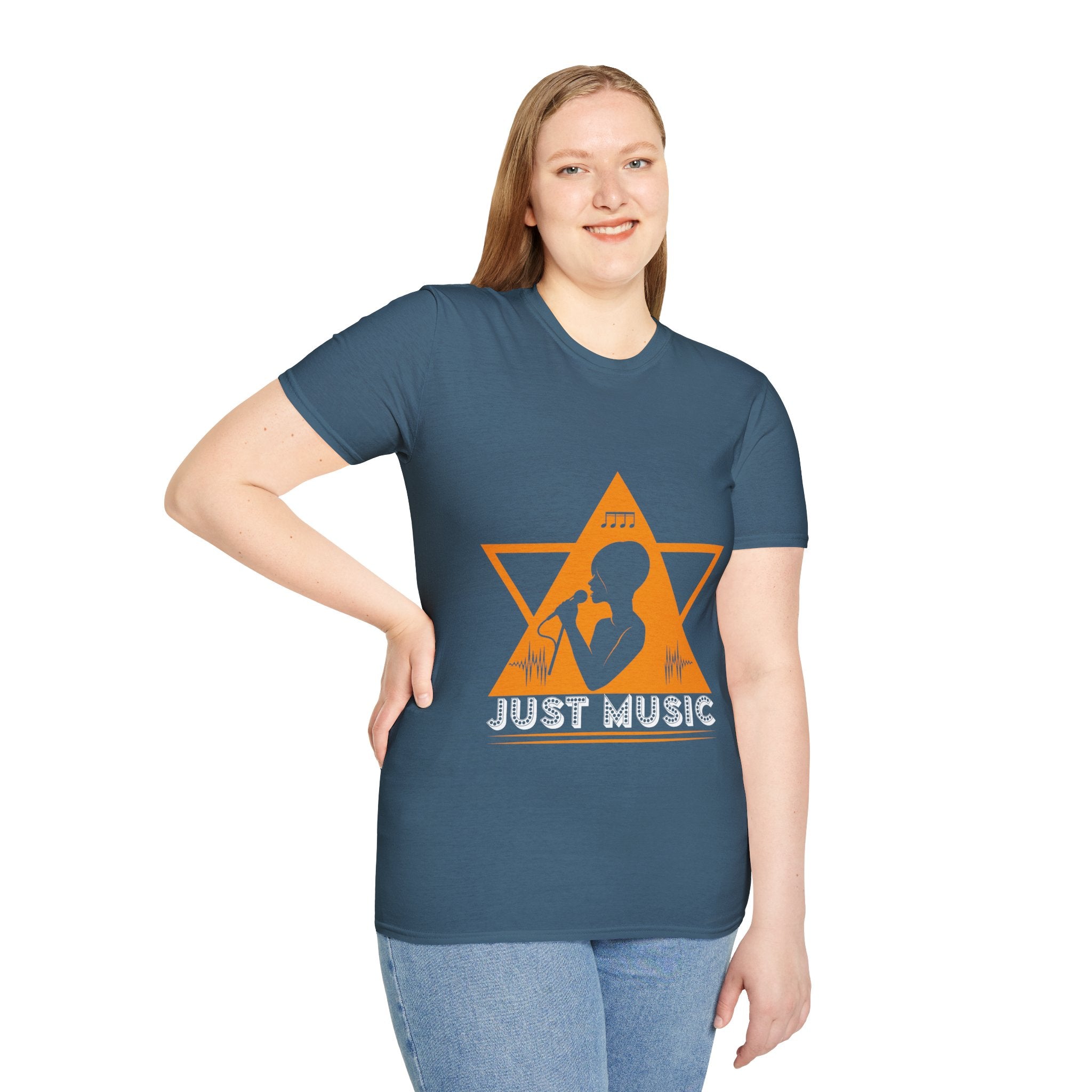 "Just Music" Unisex Soft style T-Shirt