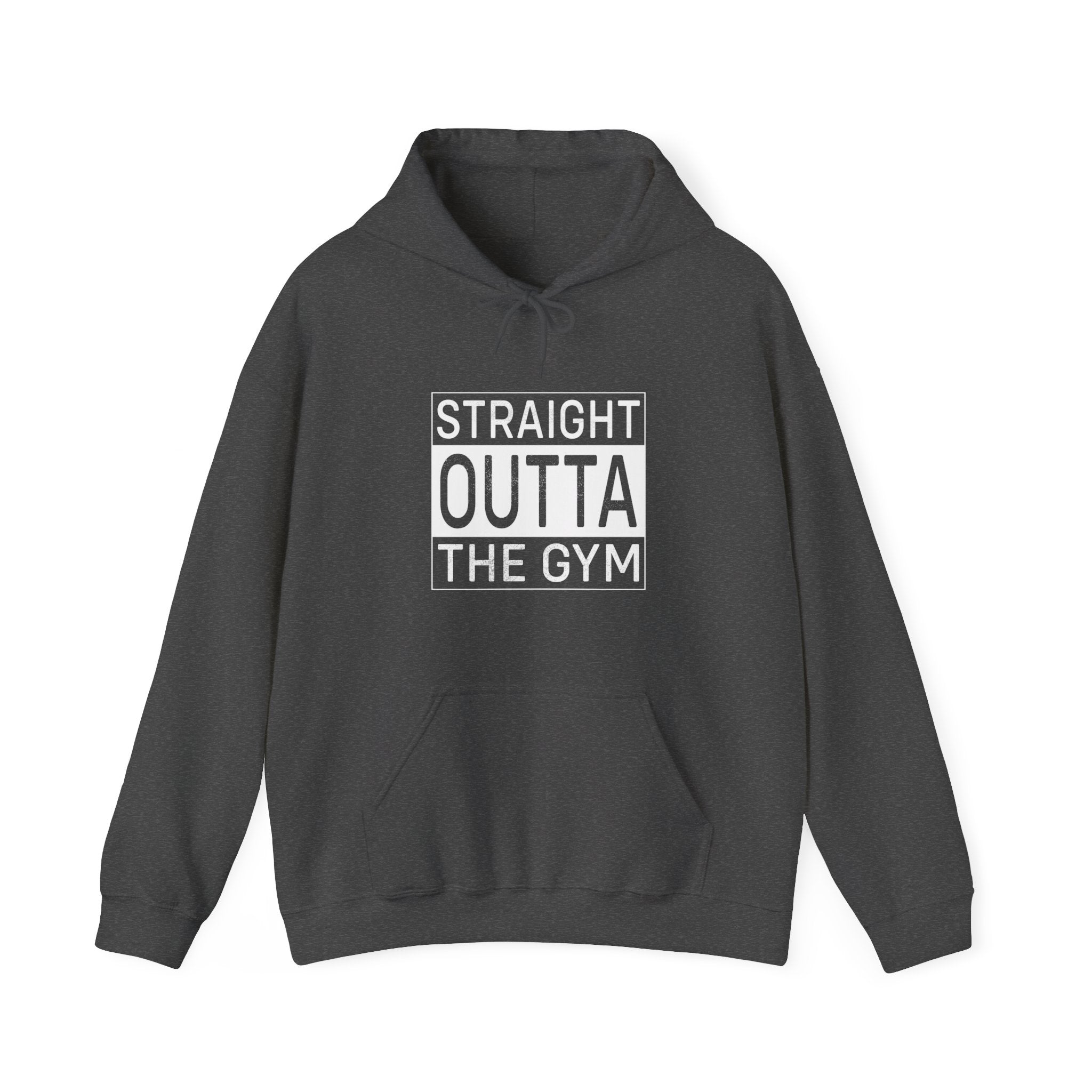 "Straight Outta A Gym'' Unisex Heavy Blend™ Hooded Sweatshirt