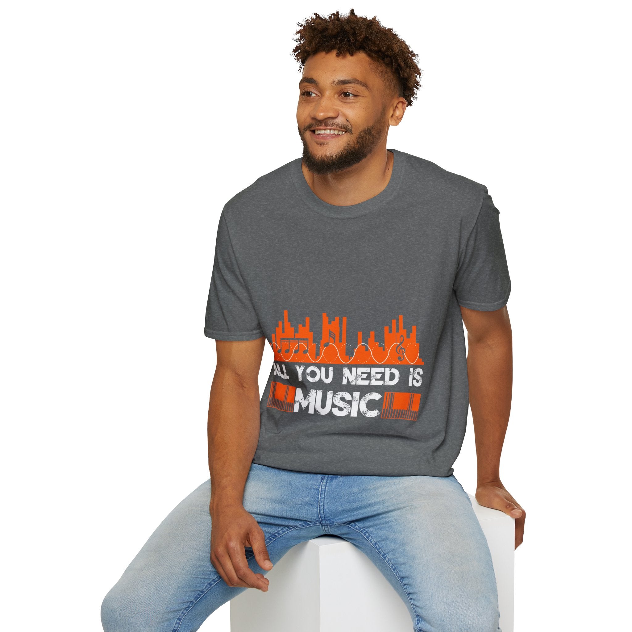 "All You Need Is Music" Unisex Soft style T-Shirt