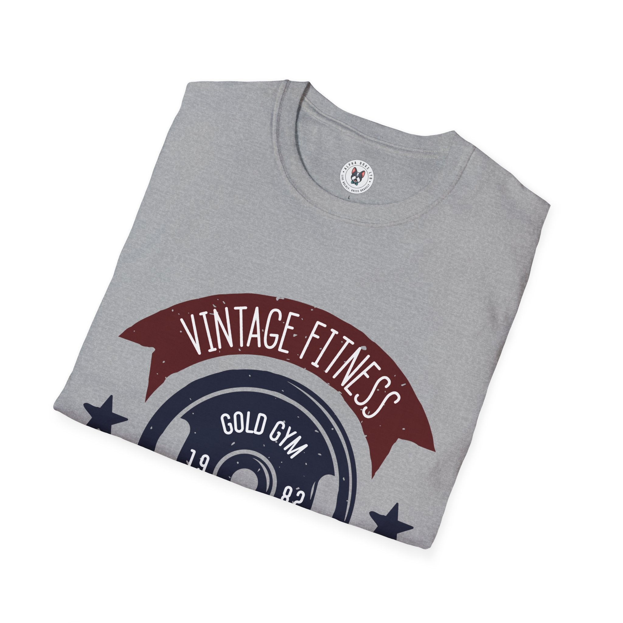 "Vintage Fitness Retro Gym Group" Unisex Soft style T-Shirt