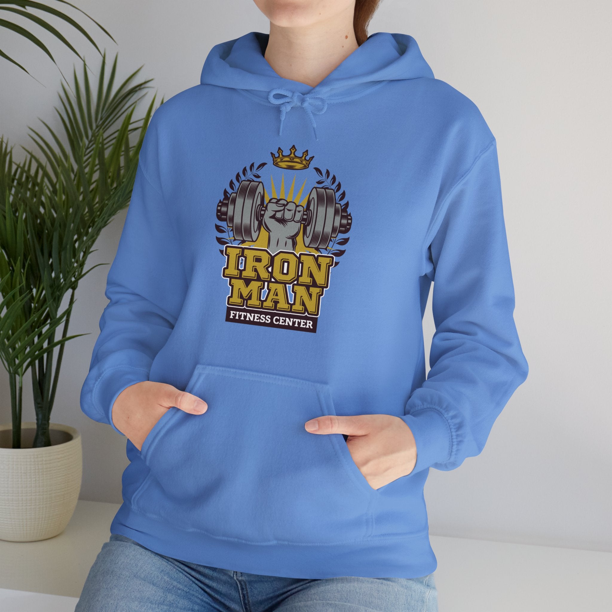 "IronMan Fitness Centre" Unisex Heavy Blend™ Hooded Sweatshirt