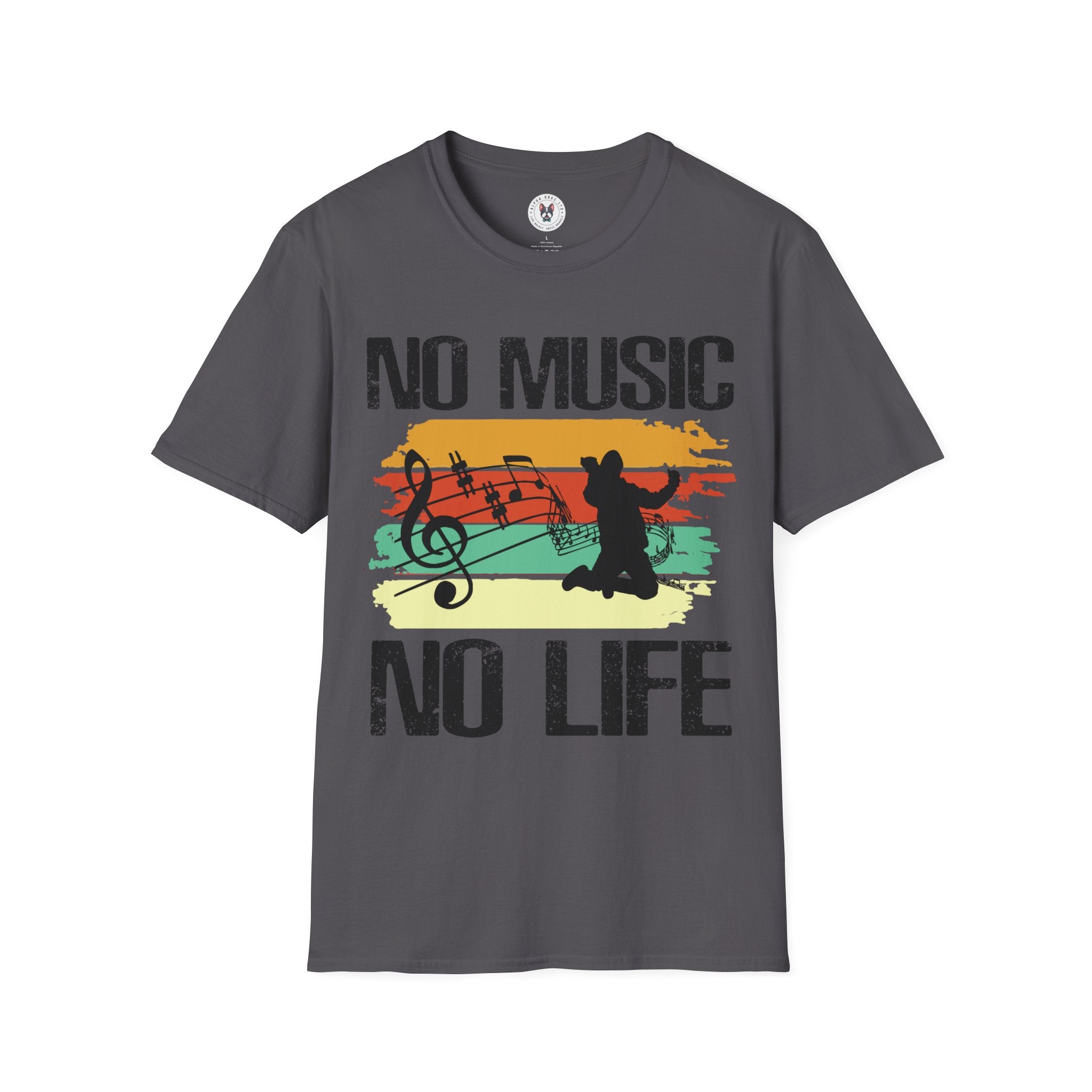 "No Music No Life"  Unisex Soft style T-Shirt