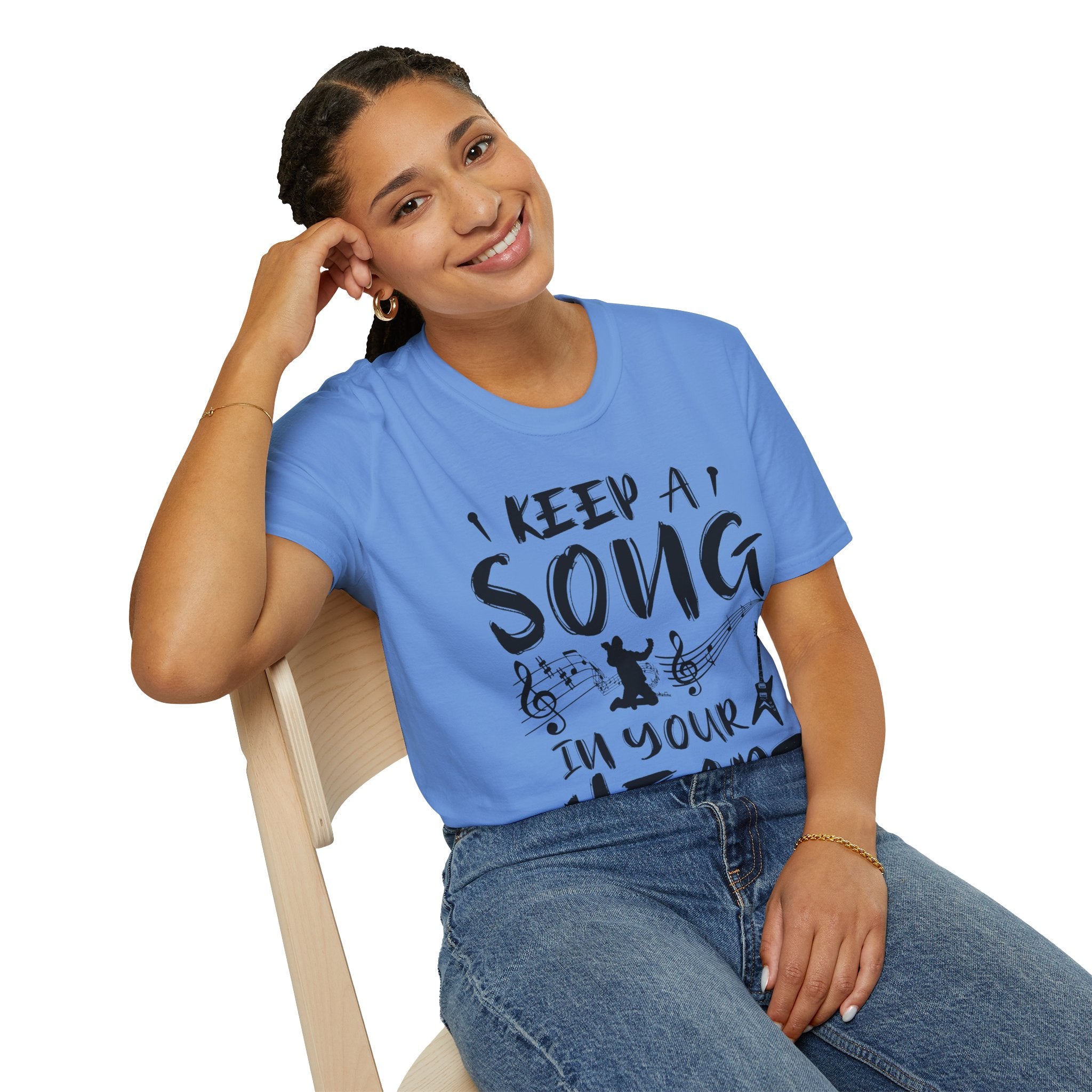 "Keep A Song In Your Heart" Unisex Soft style T-Shirt