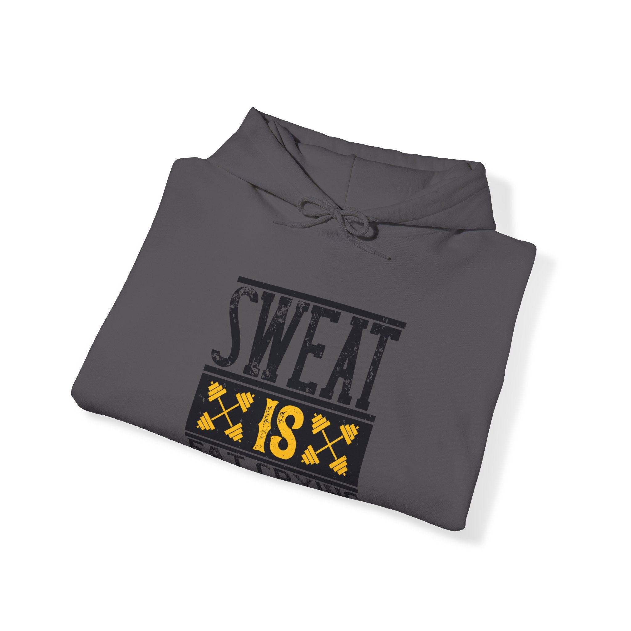 "Sweat Is Fat Crying" Unisex Heavy Blend™ Hooded Sweatshirt