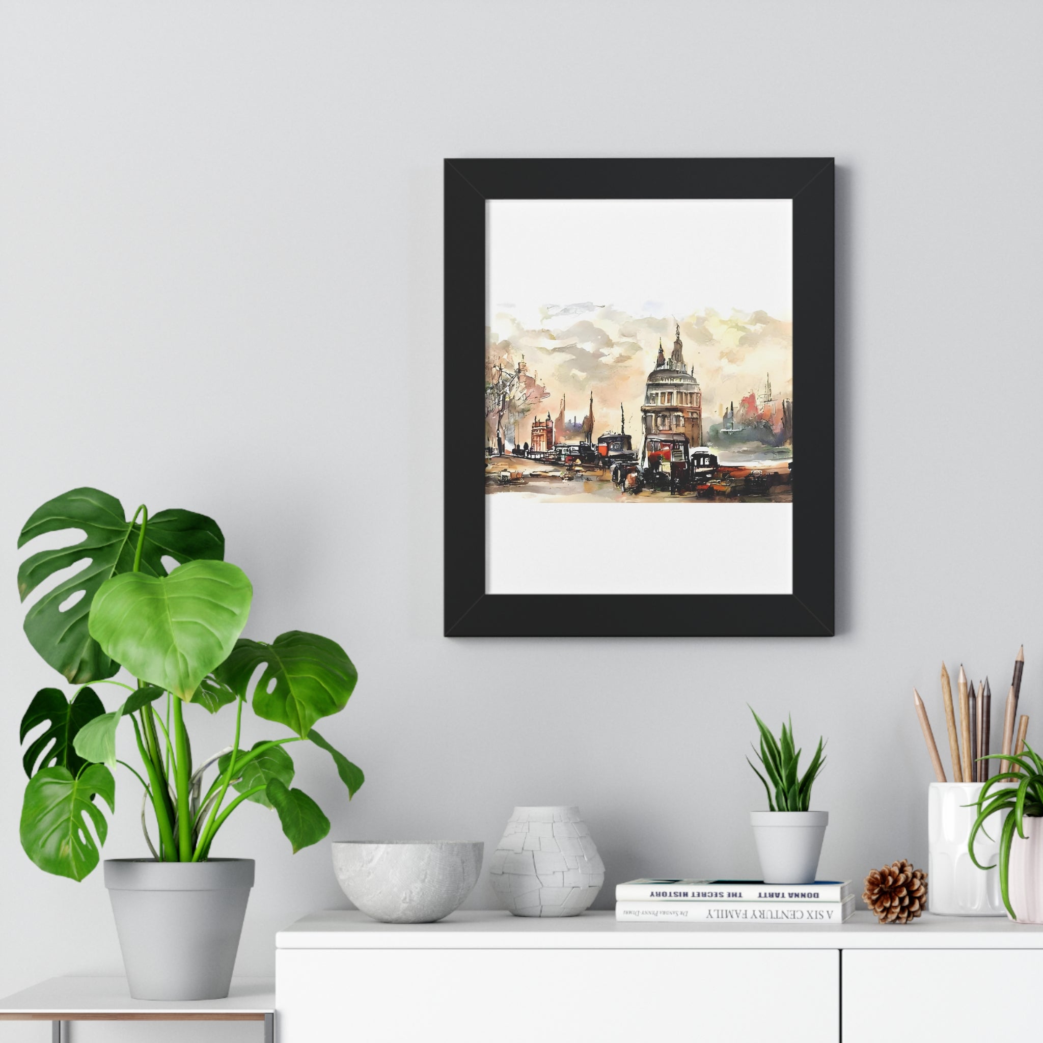 "ARCHITECTURE" Framed Vertical Poster