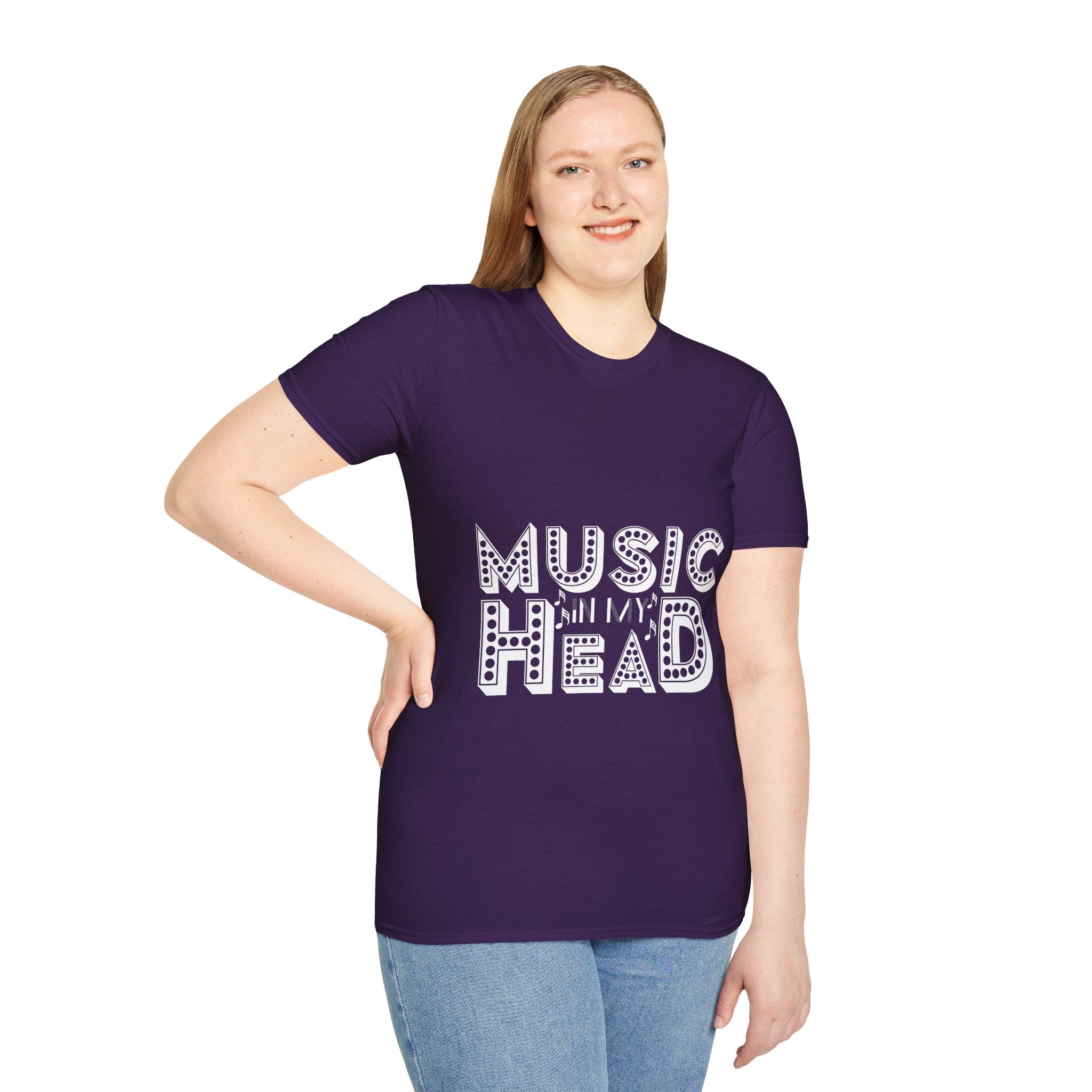 "Music In My Head" Unisex Soft style T-Shirt