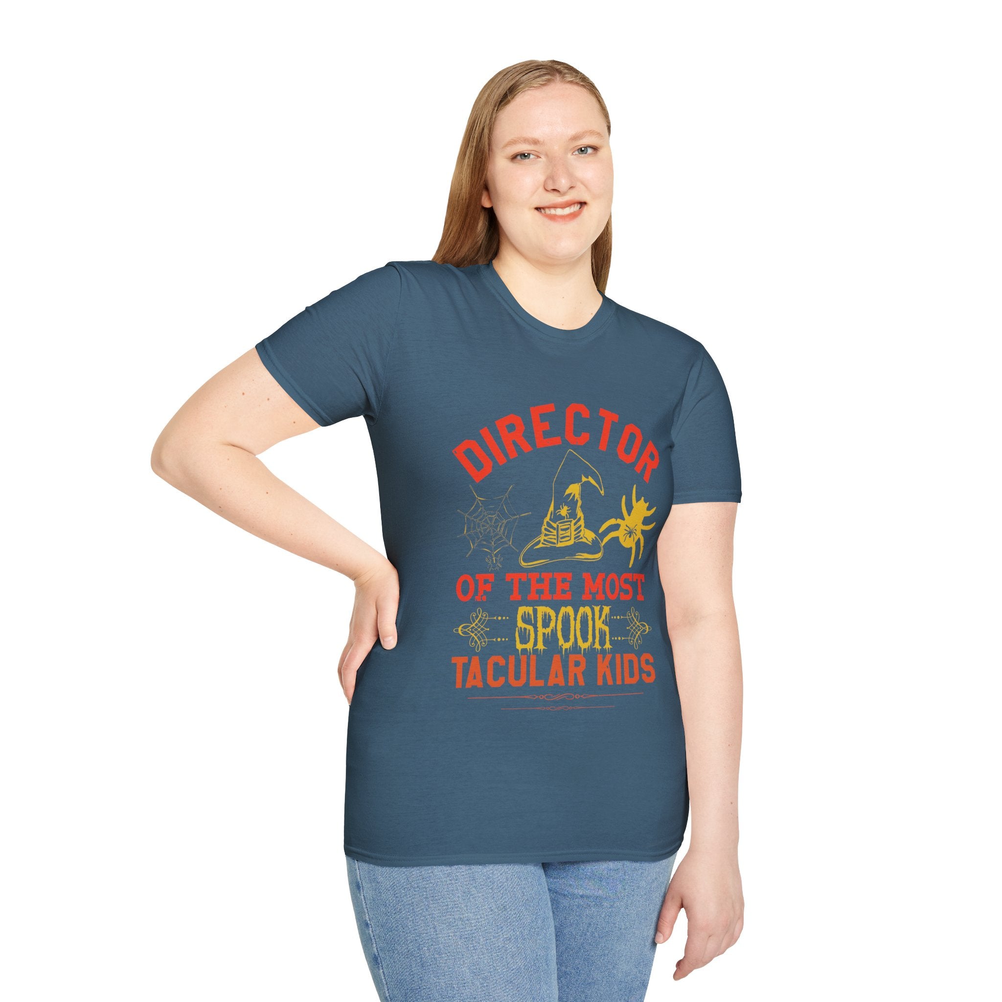 "DIRECTOR OF THE MOST SPOOK TACULAR KIDS" Unisex Soft style T-Shirt